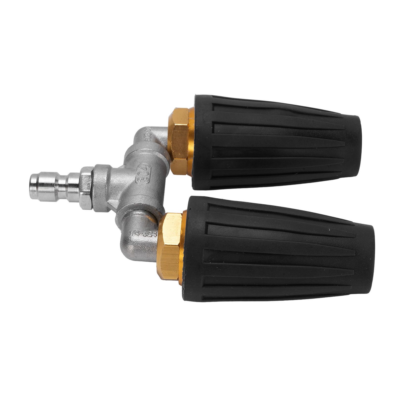Pressure Washer Double Turbine Nozzle 1/4 Inch Stainless Steel 4000psi Double view 4