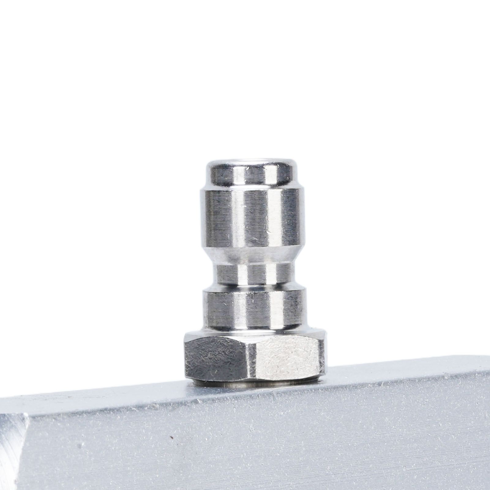 2 in 1 Pressure Washer Tip Stainless Steel Double Row 1/4in Quick Connect Self view 2