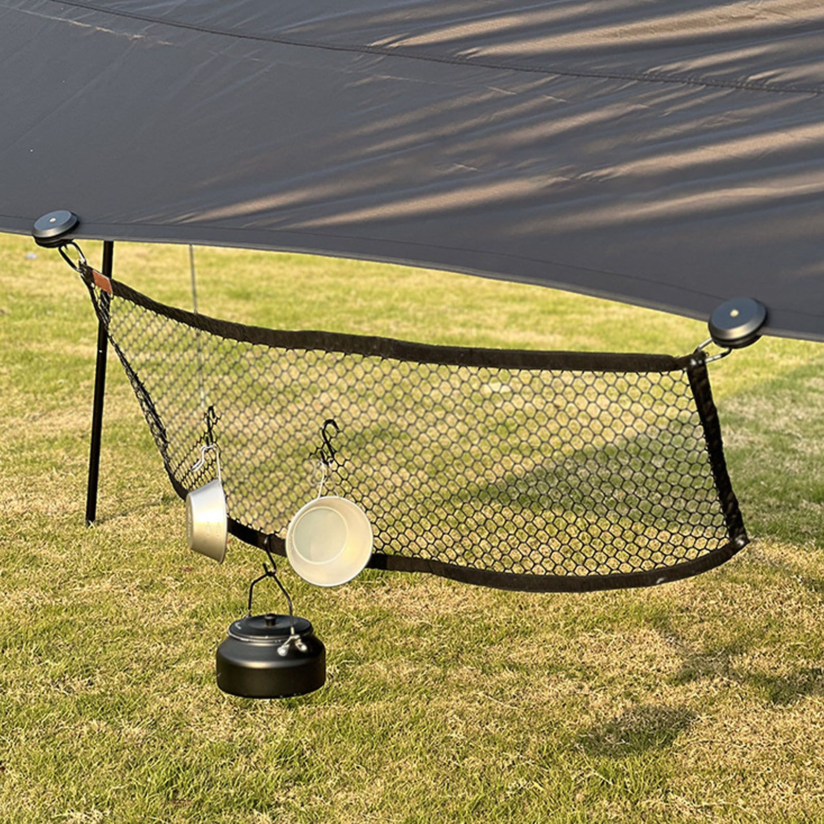 Hanging Storage Net HDPE Plastic Multifunctional Folding Trash Organizer Net view 11