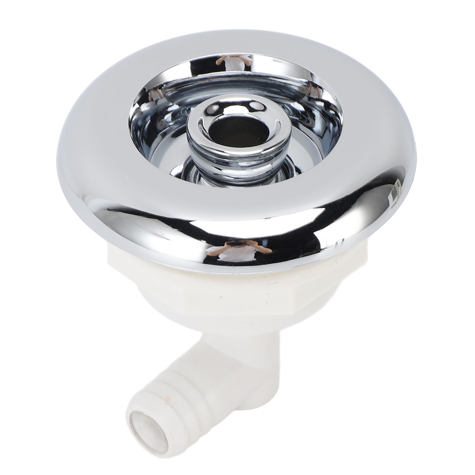 Massage Tub Jet Nozzle Adjustable Slick Appearance Stainless Steel and PVC