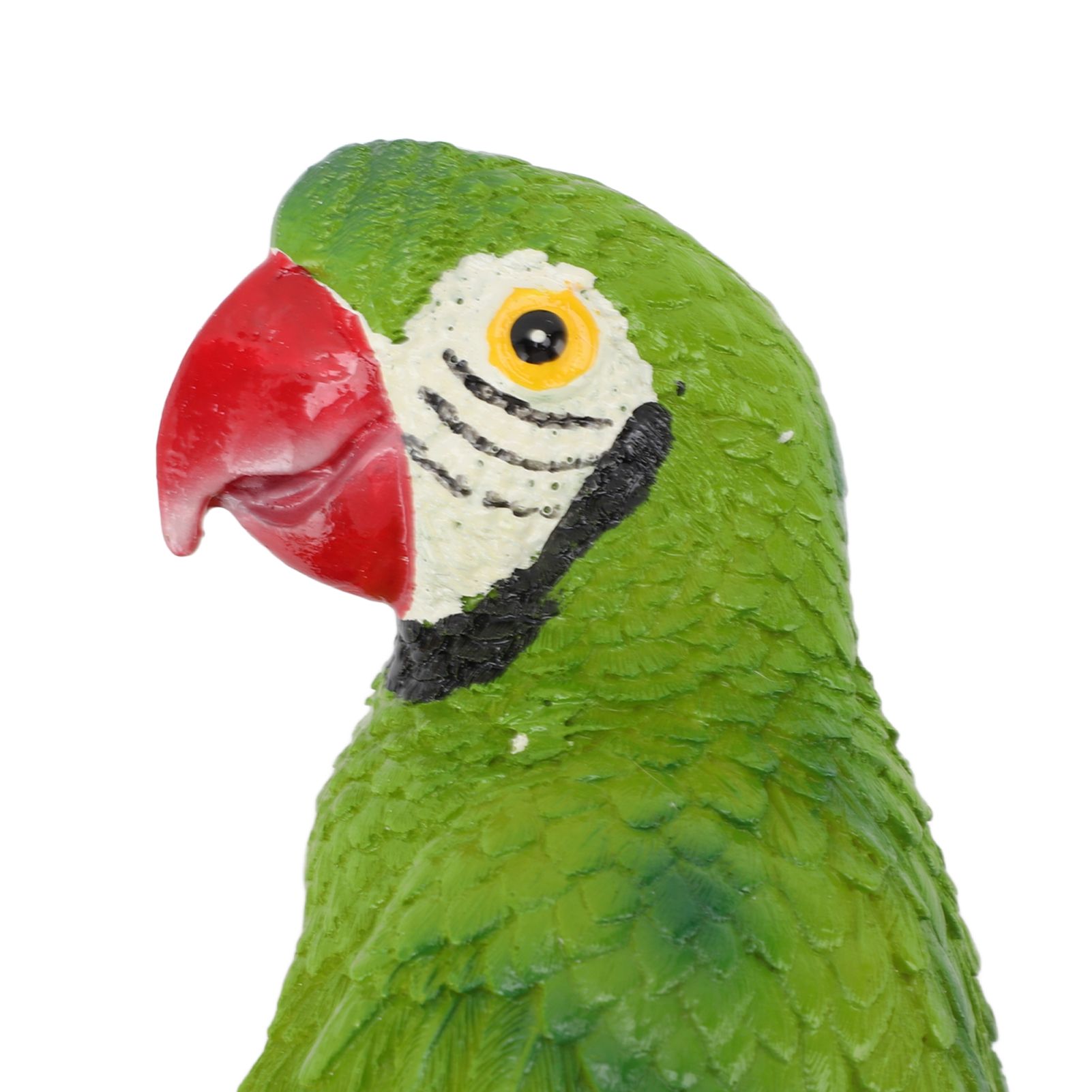 Parrot Sculpture Resin Bird Figurine Half Face Hanging Sculpture for Wall Tree view 7