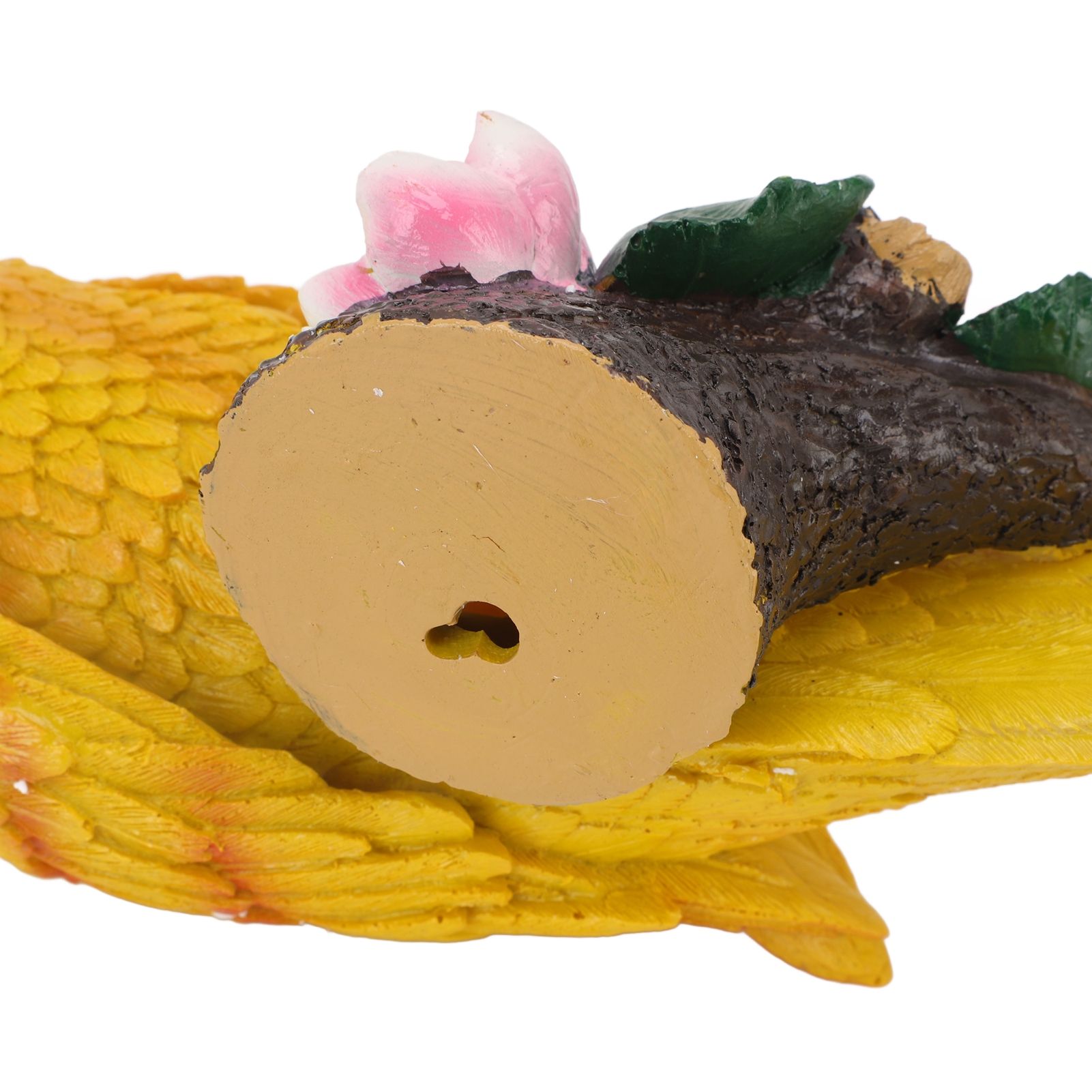 Parrot Sculpture Resin Bird Figurine Half Face Hanging Sculpture for Wall Tree view 5