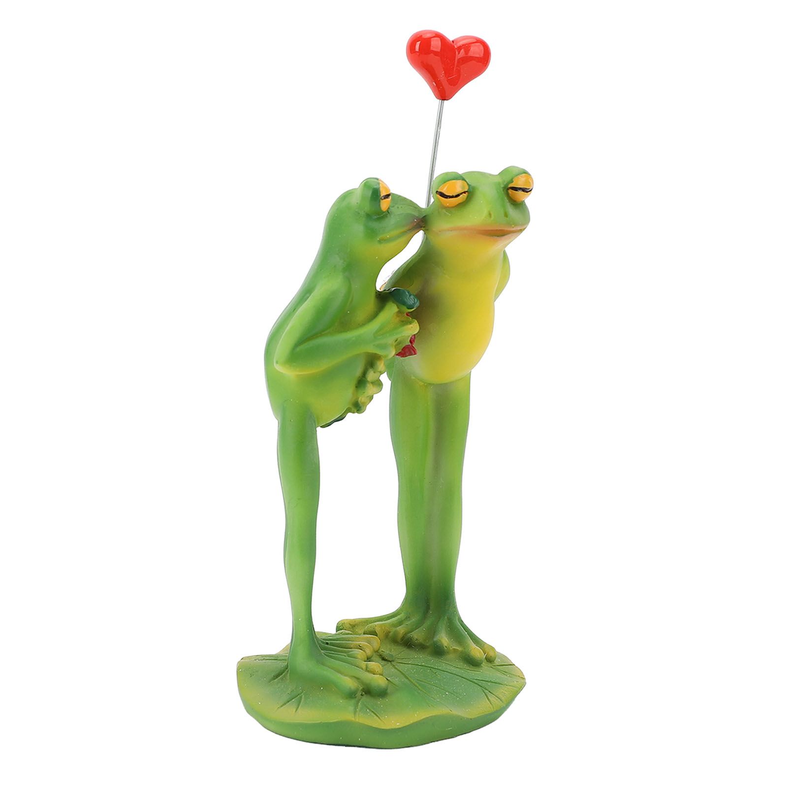 3D Frog Decor Couple Figurine Novelty Animal Statue Ornament Home Office Desk view 4