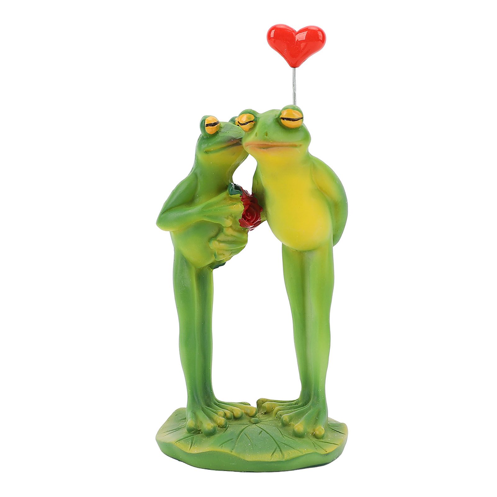 3D Frog Decor Couple Figurine Novelty Animal Statue Ornament Home Office Desk view 5