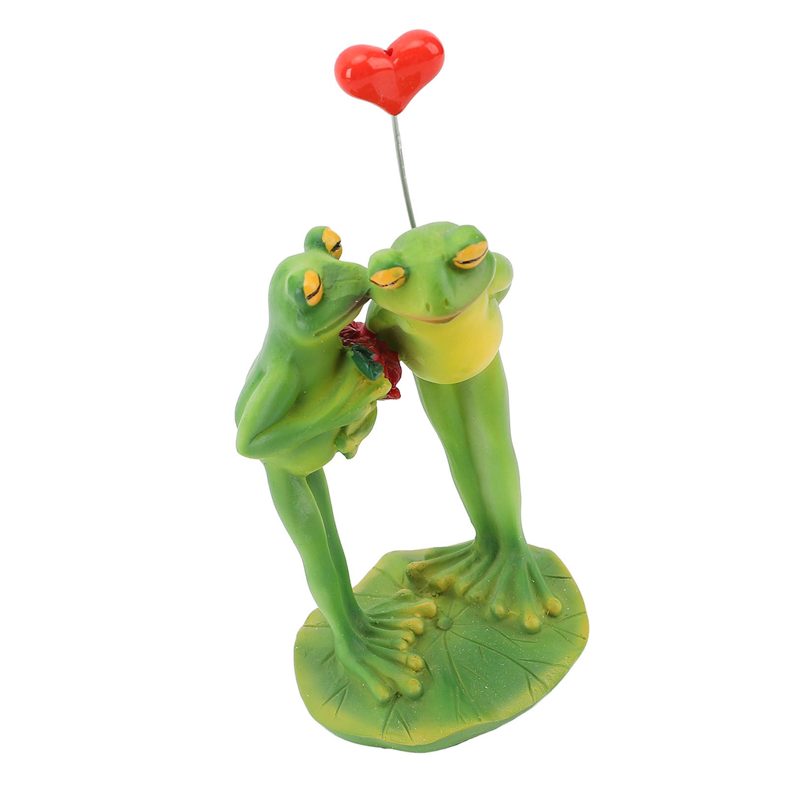 3D Frog Decor Couple Figurine Novelty Animal Statue Ornament Home Office Desk view 6