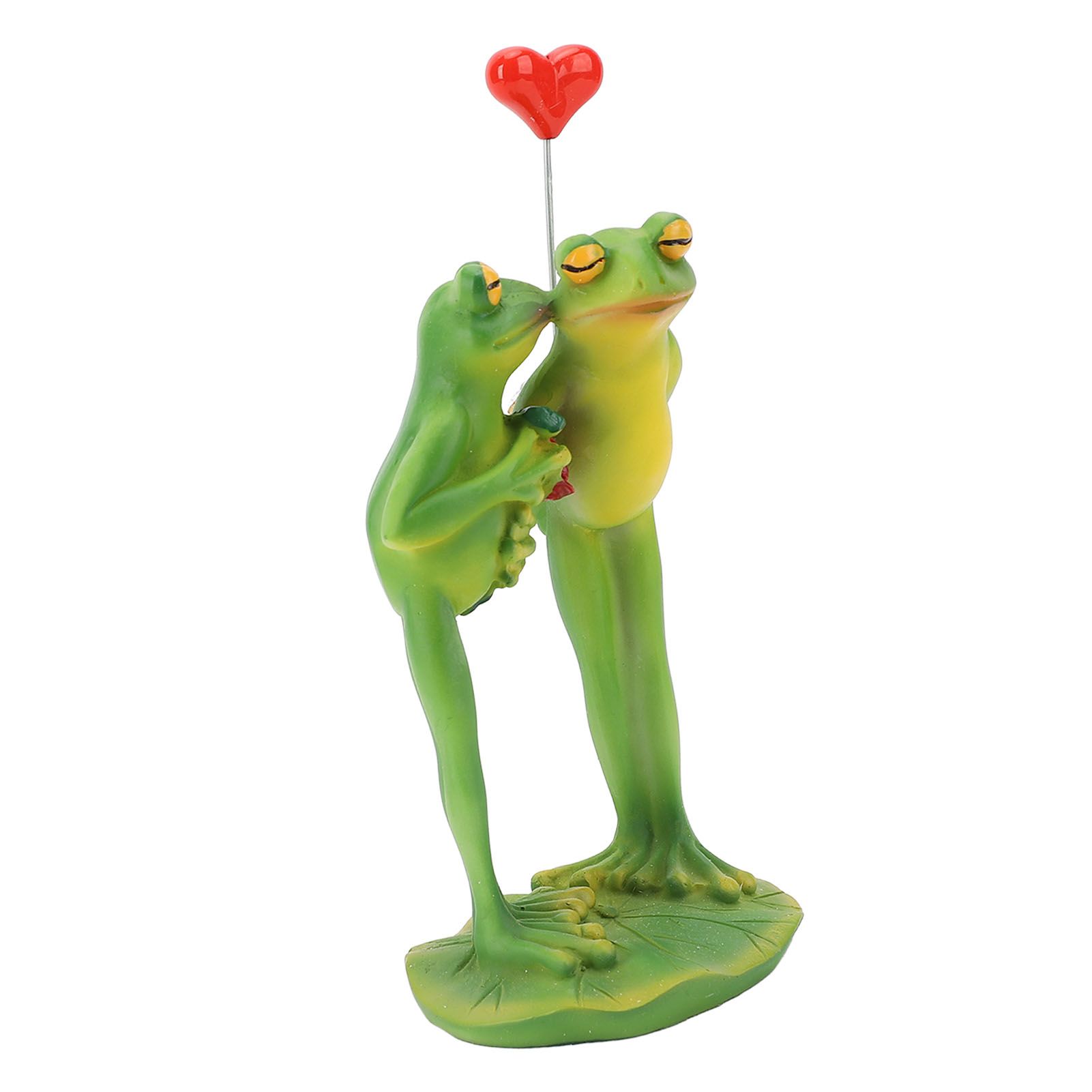 3D Frog Decor Couple Figurine Novelty Animal Statue Ornament Home Office Desk view 8