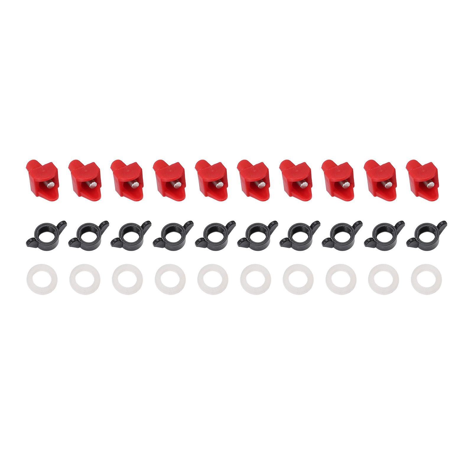 Horizontal Chicken Water Nipples Plastic Automatic Poultry Waterer Kit for