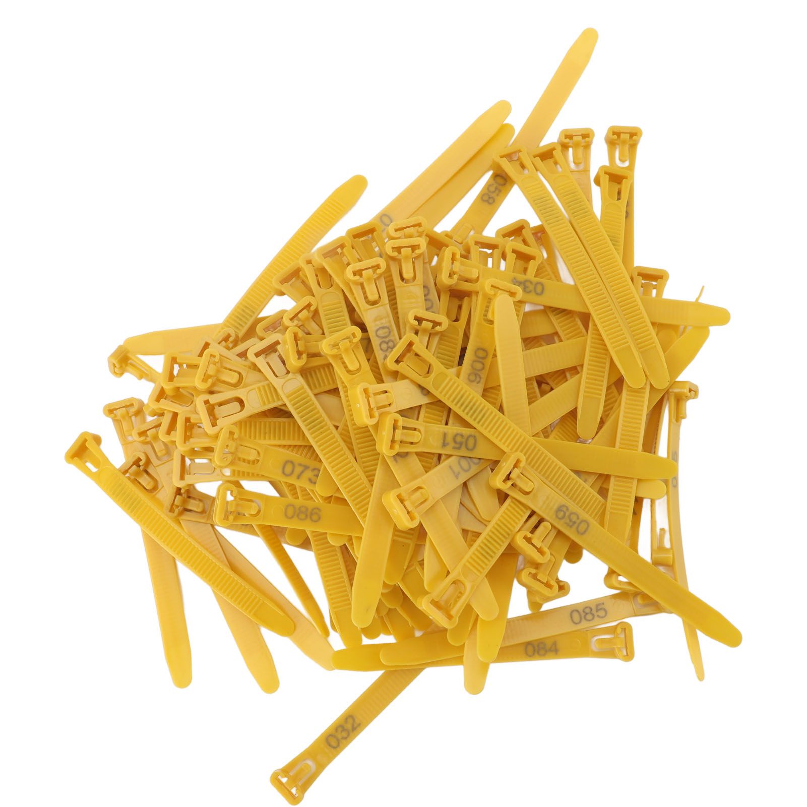 100pcs Chicken Leg Bands Adjustable Fadeless Numbered Poultry Identification view 6