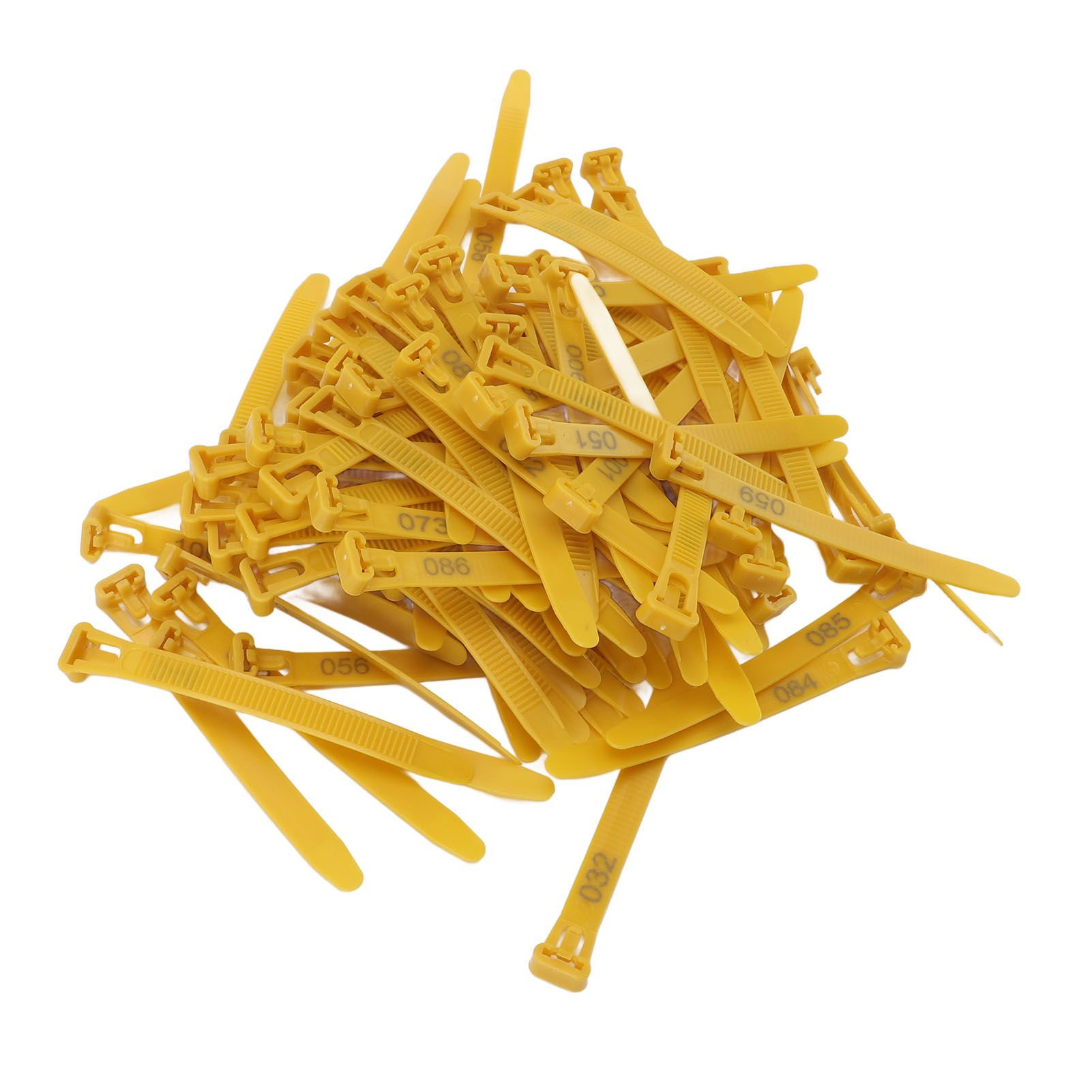 100pcs Chicken Leg Bands Adjustable Fadeless Numbered Poultry Identification view 8