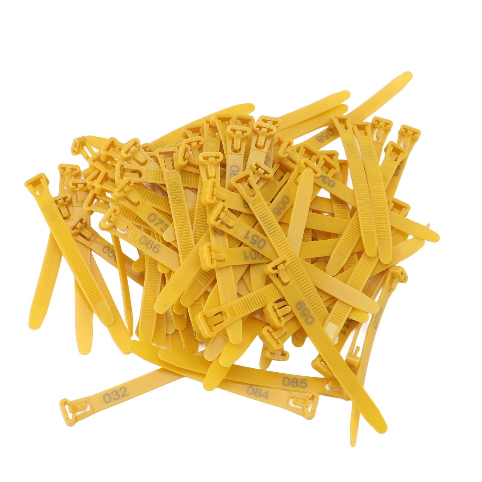 100pcs Chicken Leg Bands Adjustable Fadeless Numbered Poultry Identification view 9