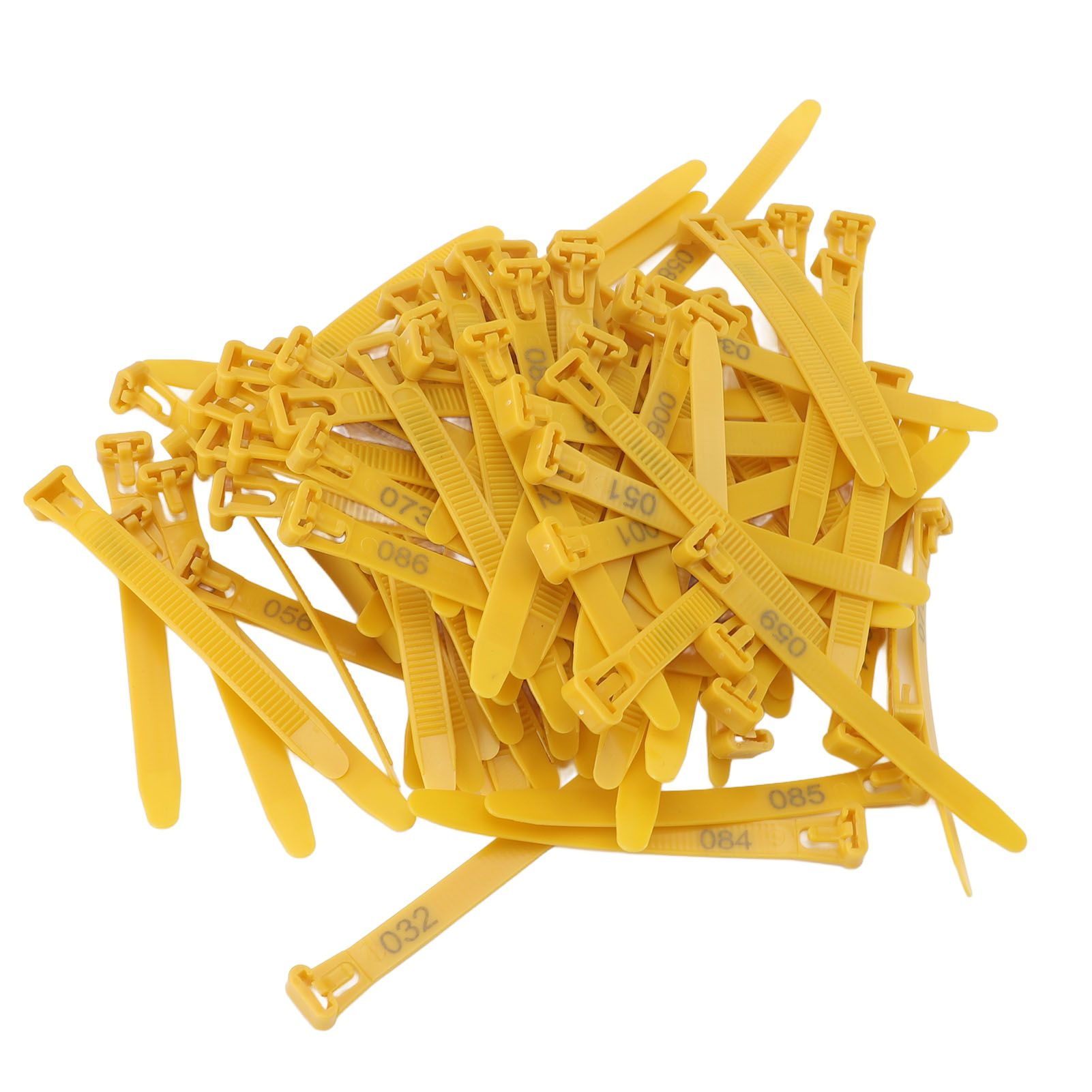 100pcs Chicken Leg Bands Adjustable Fadeless Numbered Poultry Identification view 10