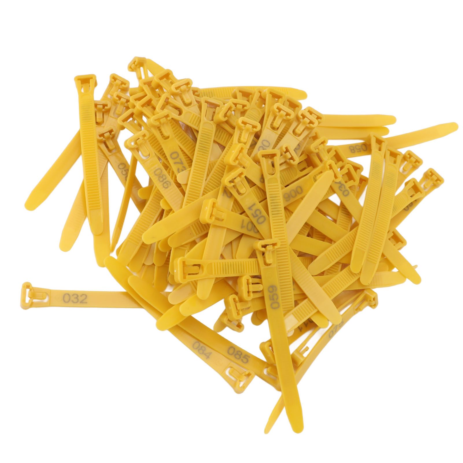 100pcs Chicken Leg Bands Adjustable Fadeless Numbered Poultry Identification view 11
