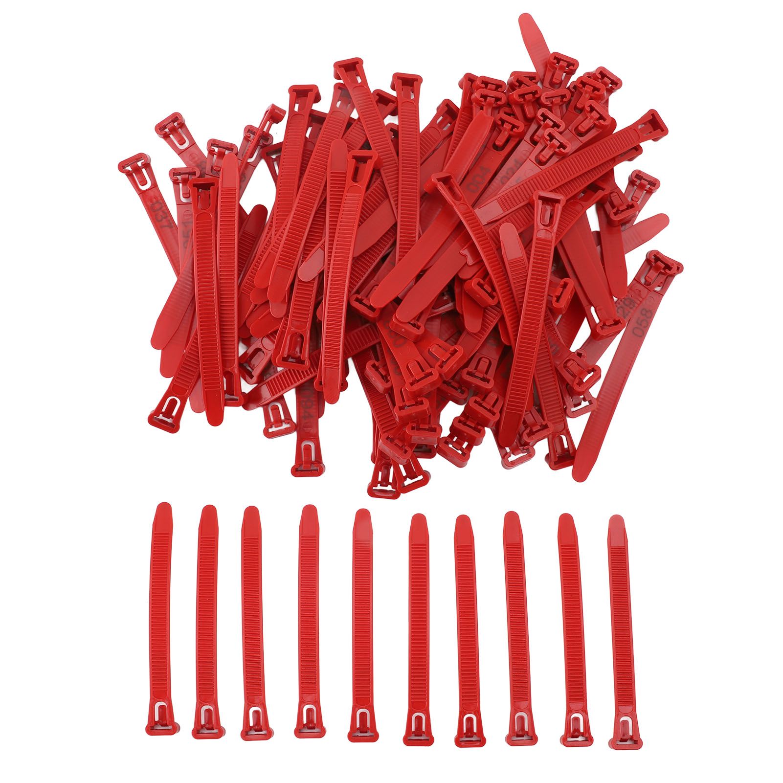100pcs Chicken Leg Bands Adjustable Fadeless Numbered Poultry Identification view 3