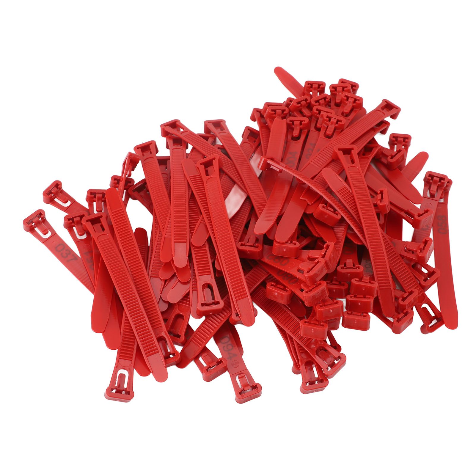 100pcs Chicken Leg Bands Adjustable Fadeless Numbered Poultry Identification view 4