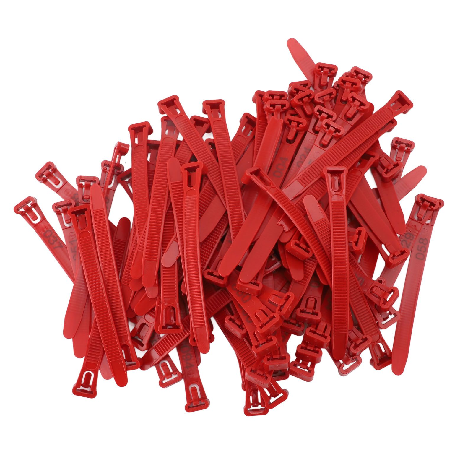 100pcs Chicken Leg Bands Adjustable Fadeless Numbered Poultry Identification view 6