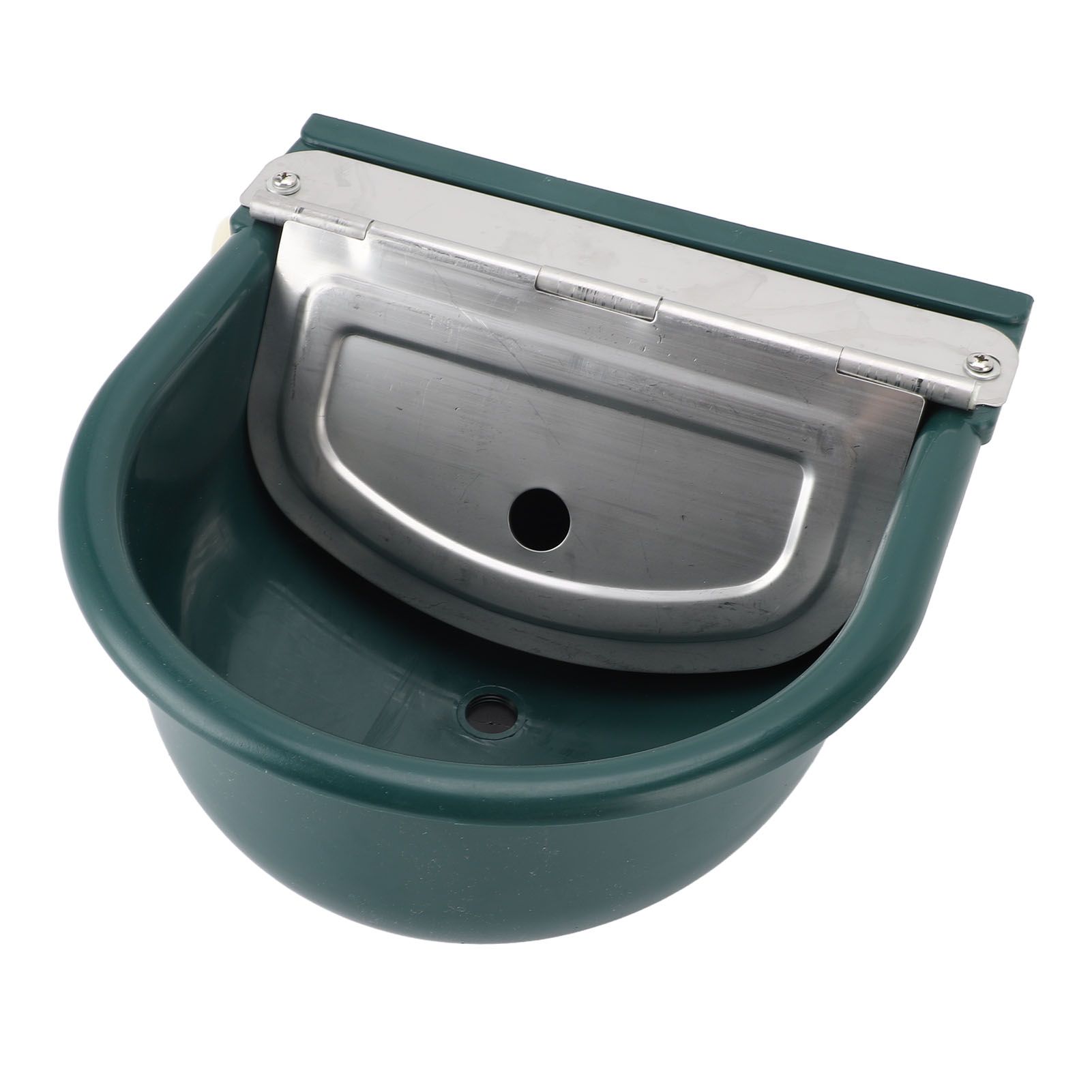 Livestock Water Bowl Trough Drinking Dispenser Farm Feeder Plastic with Iron view 6