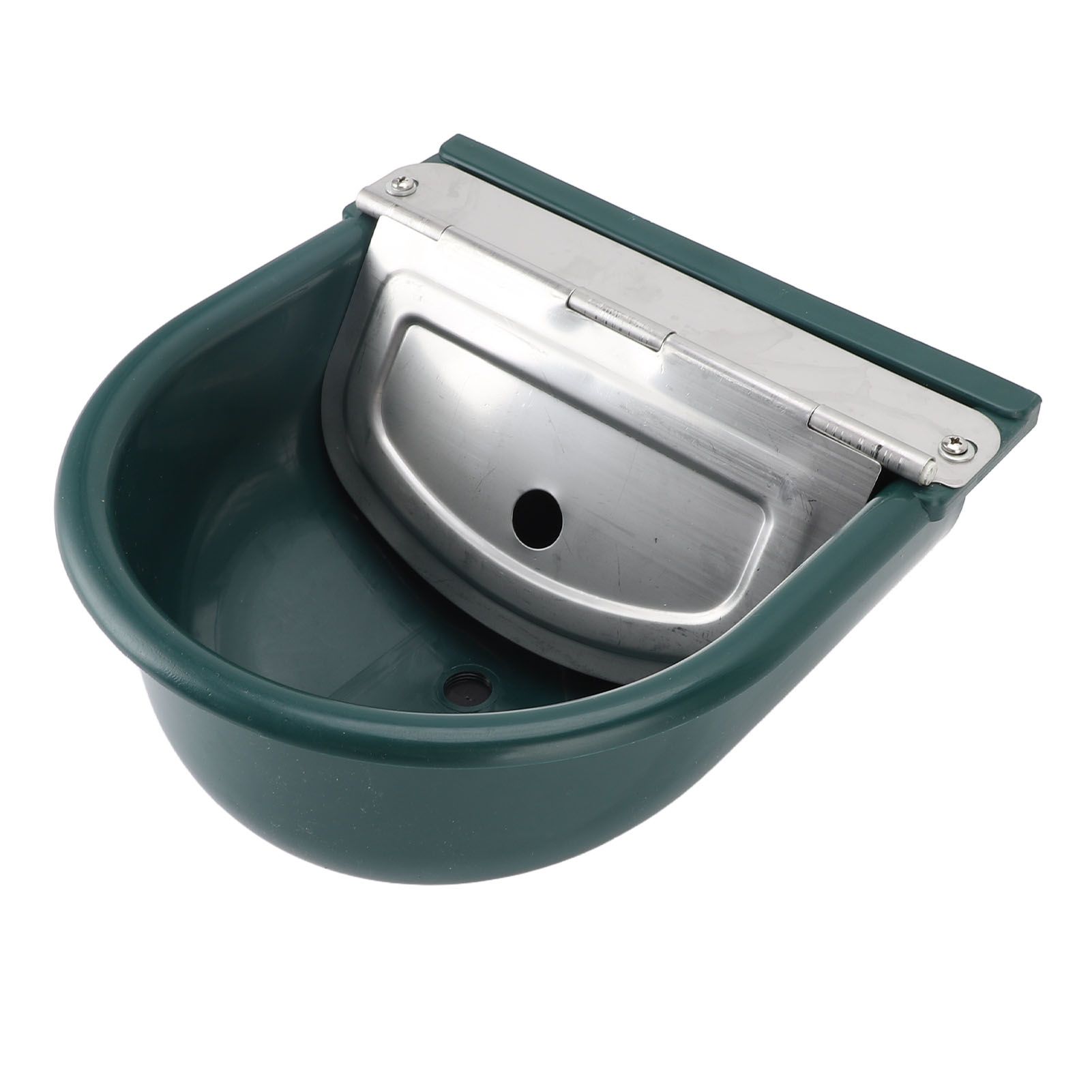 Livestock Water Bowl Trough Drinking Dispenser Farm Feeder Plastic with Iron view 8
