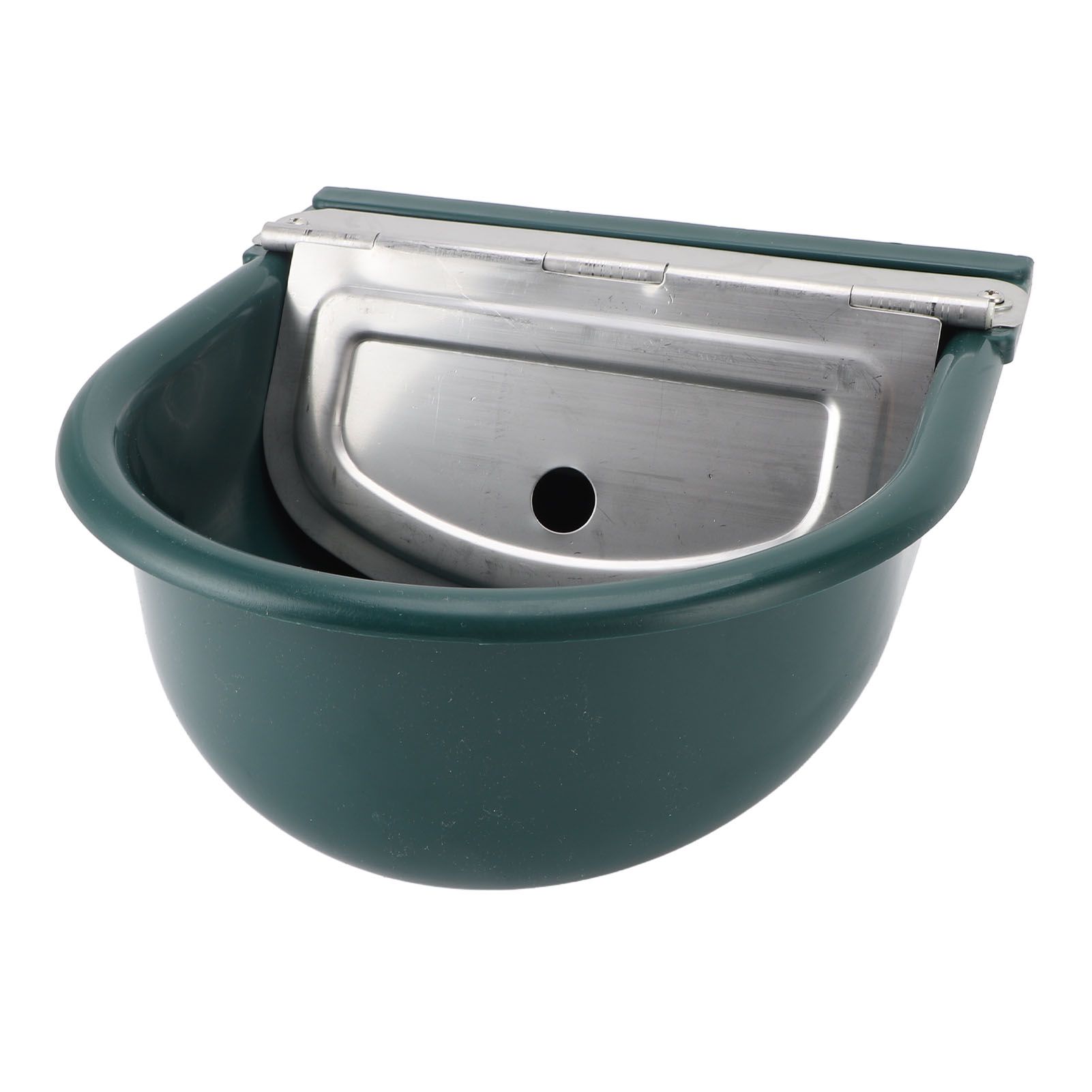 Livestock Water Bowl Trough Drinking Dispenser Farm Feeder Plastic with Iron view 10