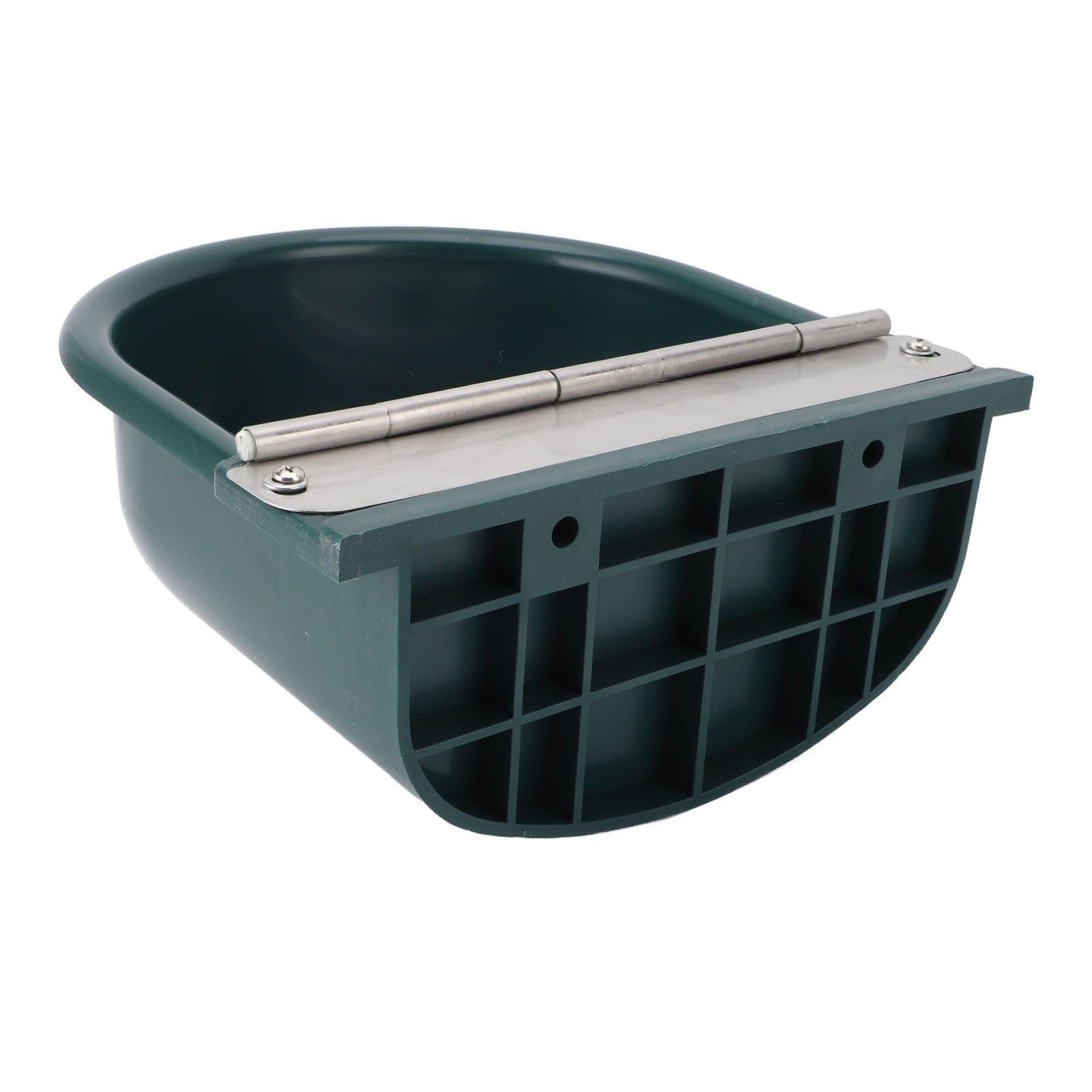 Livestock Water Bowl Trough Drinking Dispenser Farm Feeder Plastic with Iron view 12