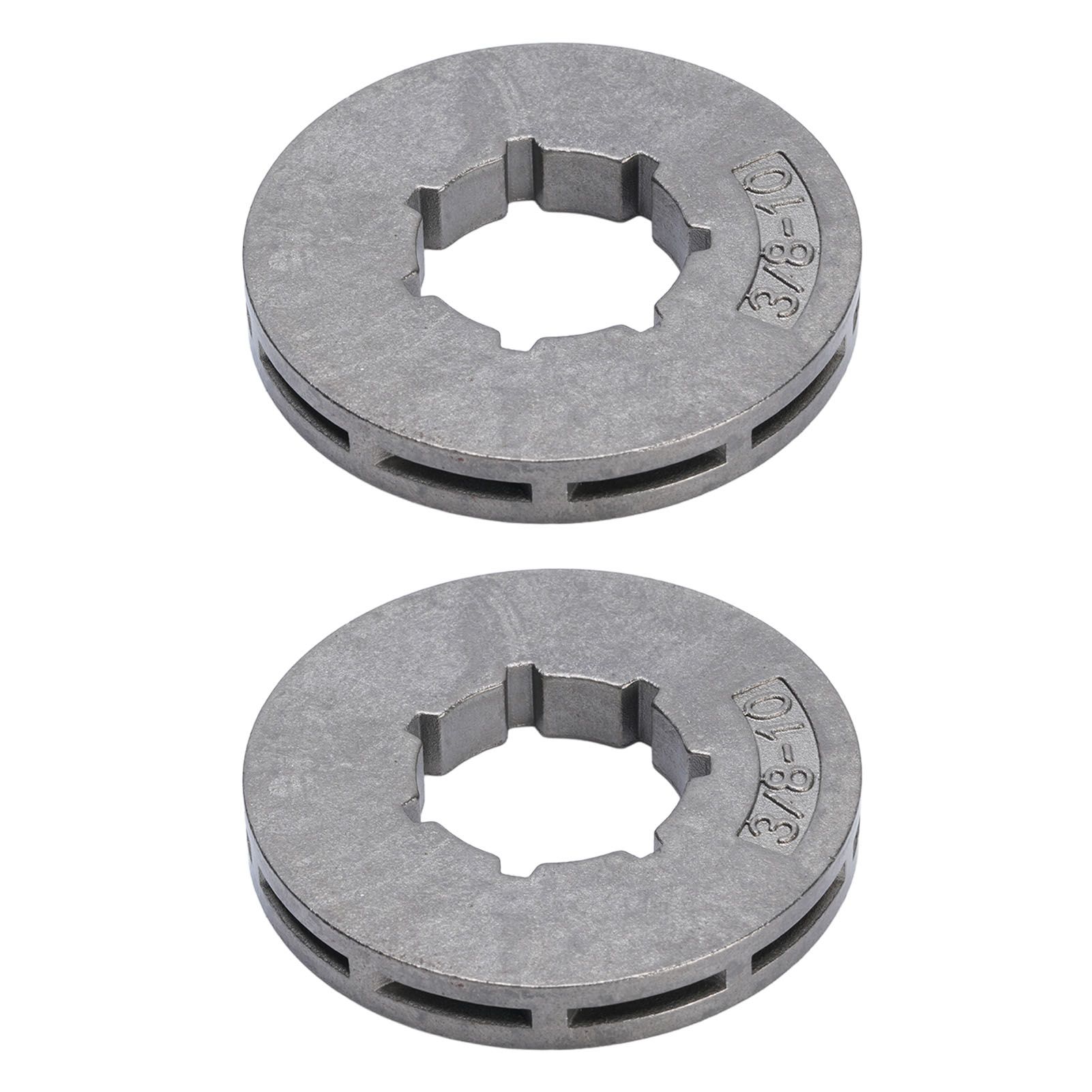 2PCS 22mm Chainsaw Rim Sprocket 3/8in-10 High Strength Rugged Construction for