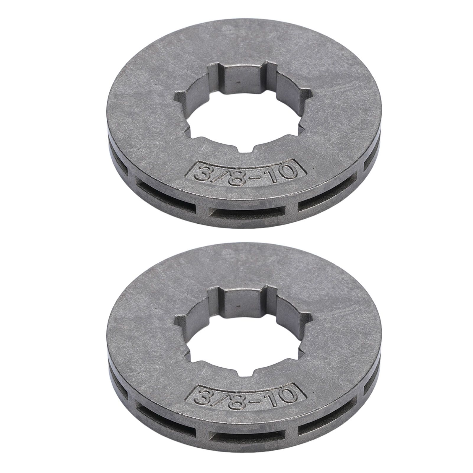 2PCS 22mm Chainsaw Rim Sprocket 3/8in-10 High Strength Rugged Construction for view 4
