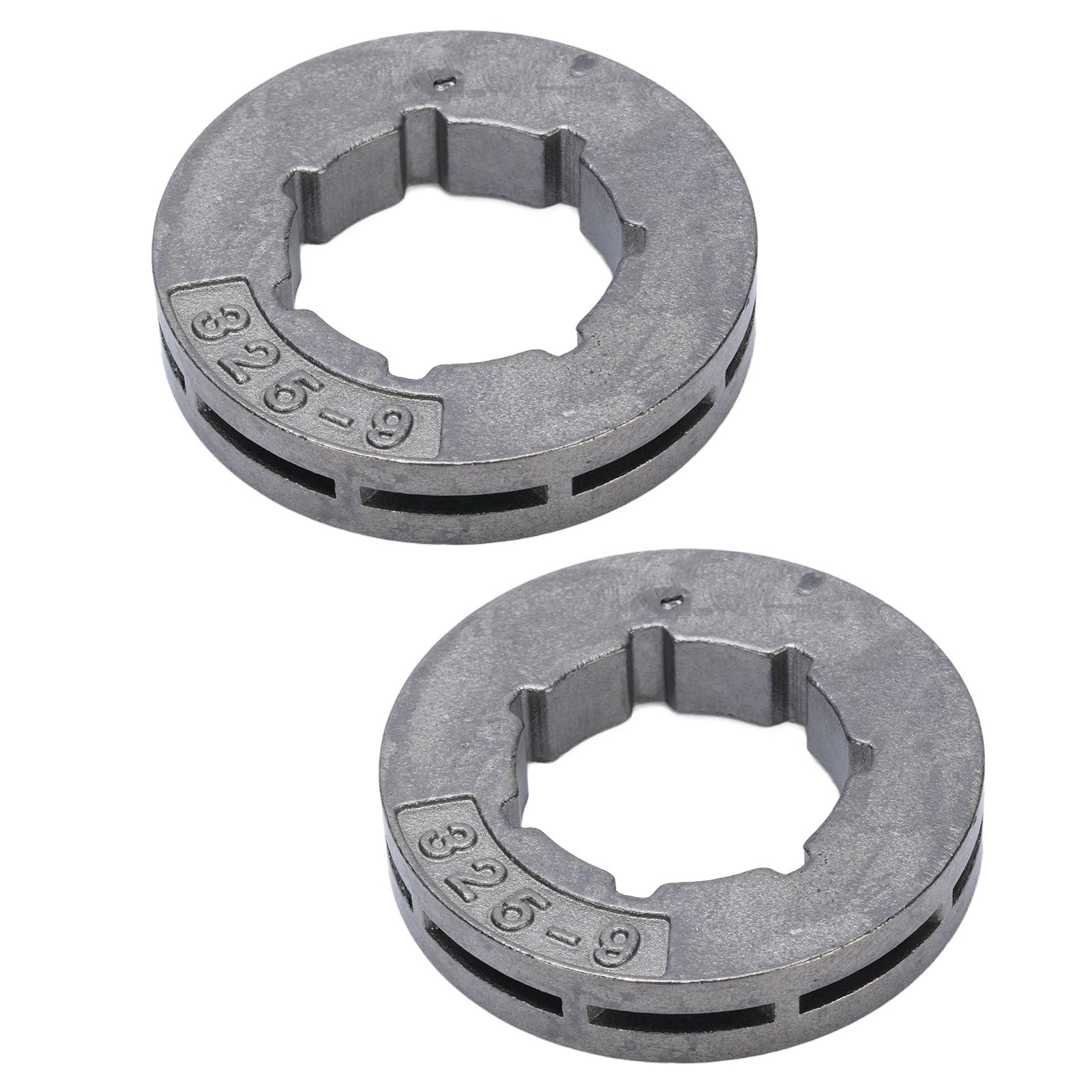 2PCS Rim Sprocket 325 9 Iron 9 Tooth Lawnmower Sprocket Drive Rim Replacement view 4