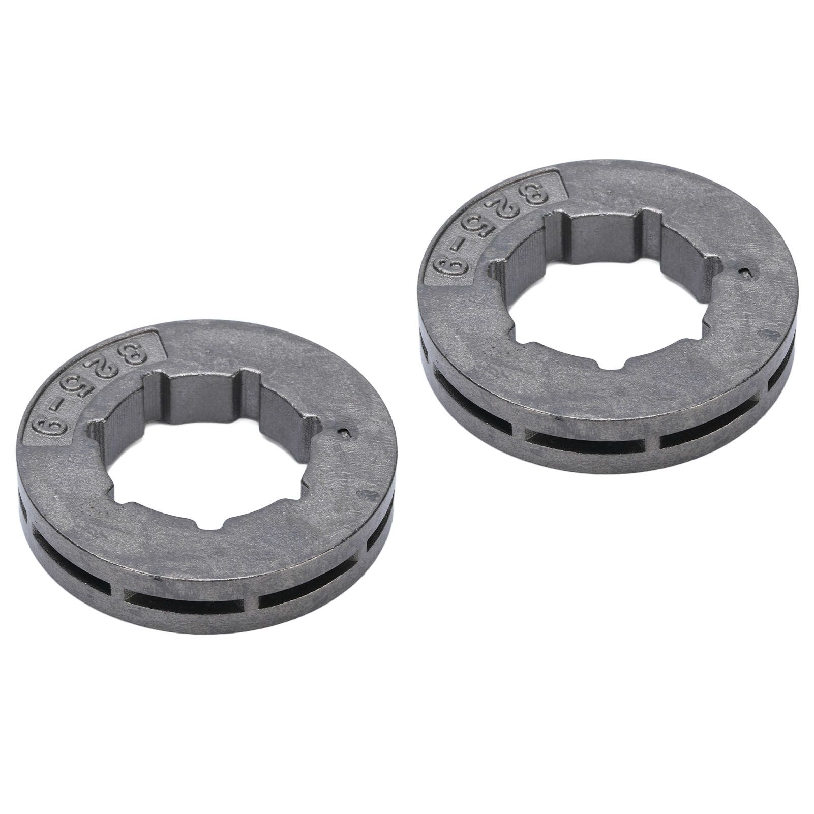 2PCS Rim Sprocket 325 9 Iron 9 Tooth Lawnmower Sprocket Drive Rim Replacement view 6