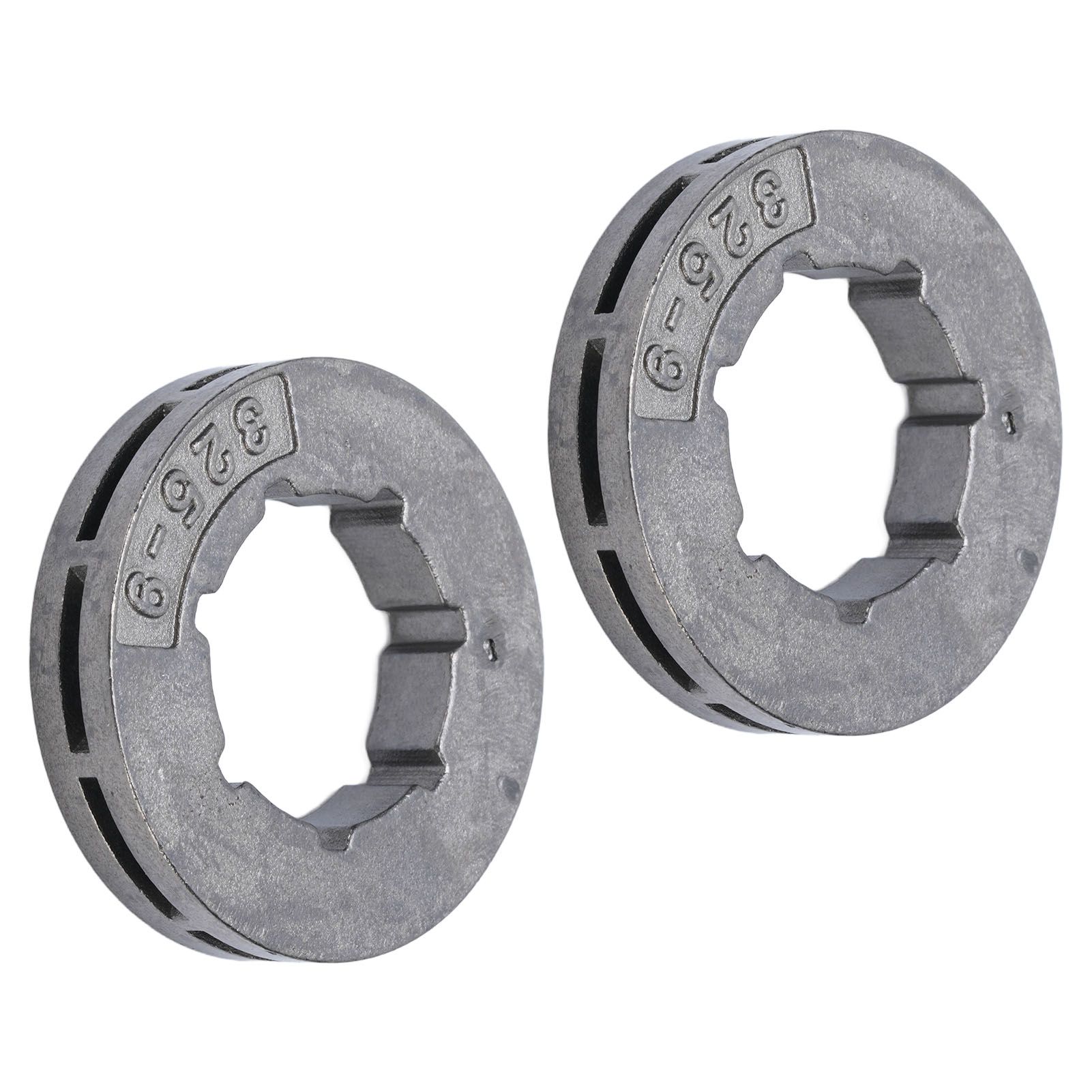 2PCS Rim Sprocket 325 9 Iron 9 Tooth Lawnmower Sprocket Drive Rim Replacement view 8