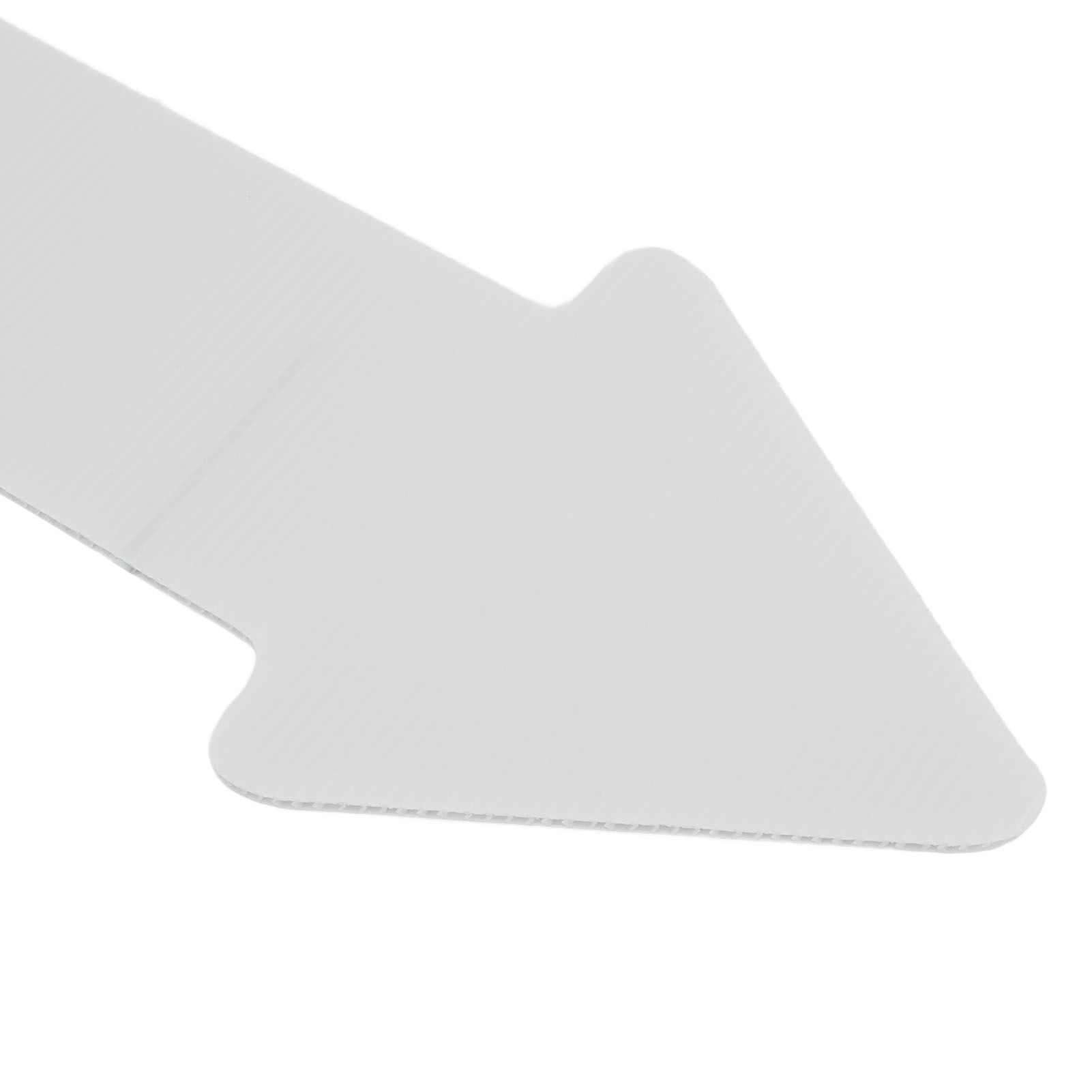 Blank Arrow Signs with Stakes Double Side Water Proof Directional Signs for view 5