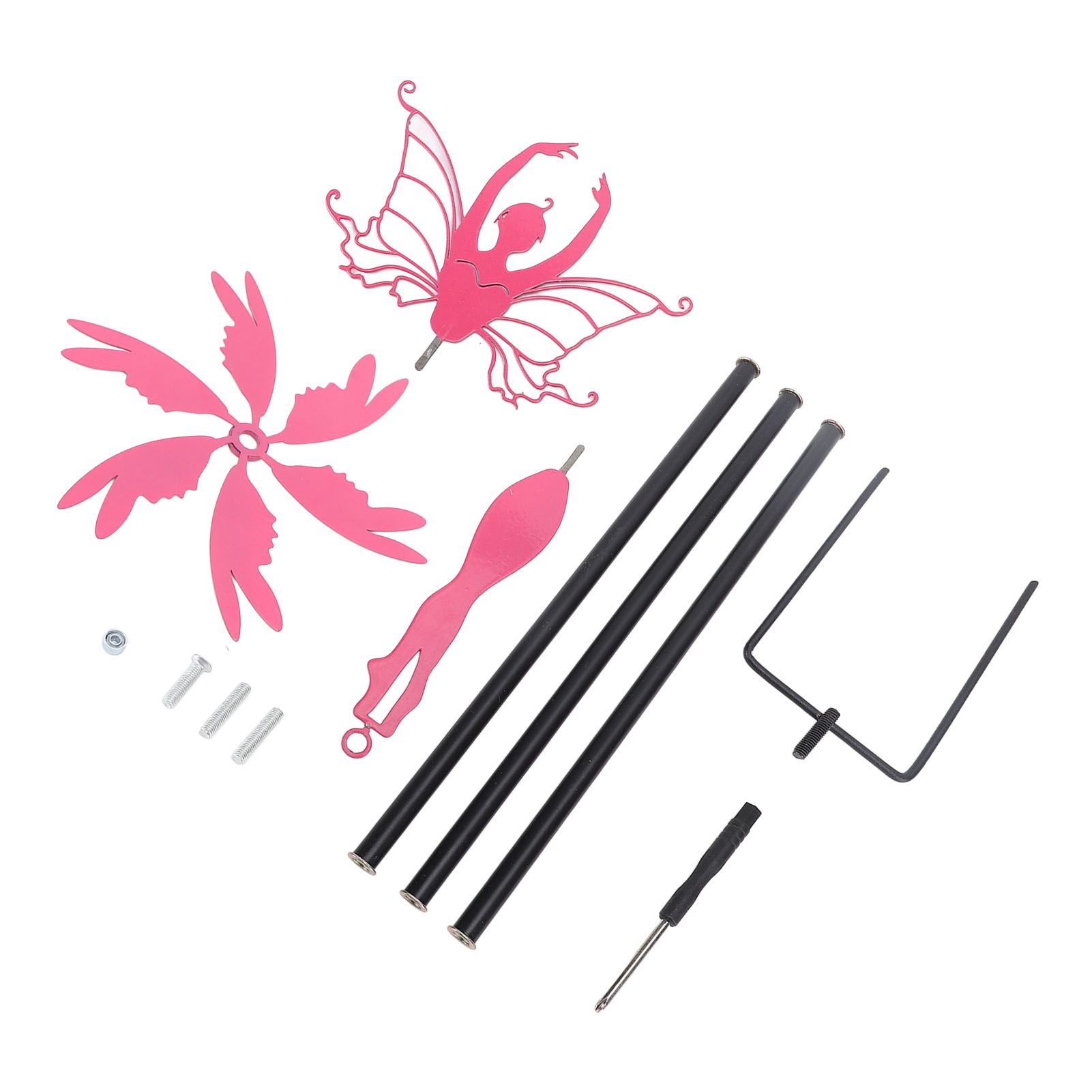 Patio Iron Ornament Garden Stake Decoration Metal Iron Rotating Windmill Craft view 7