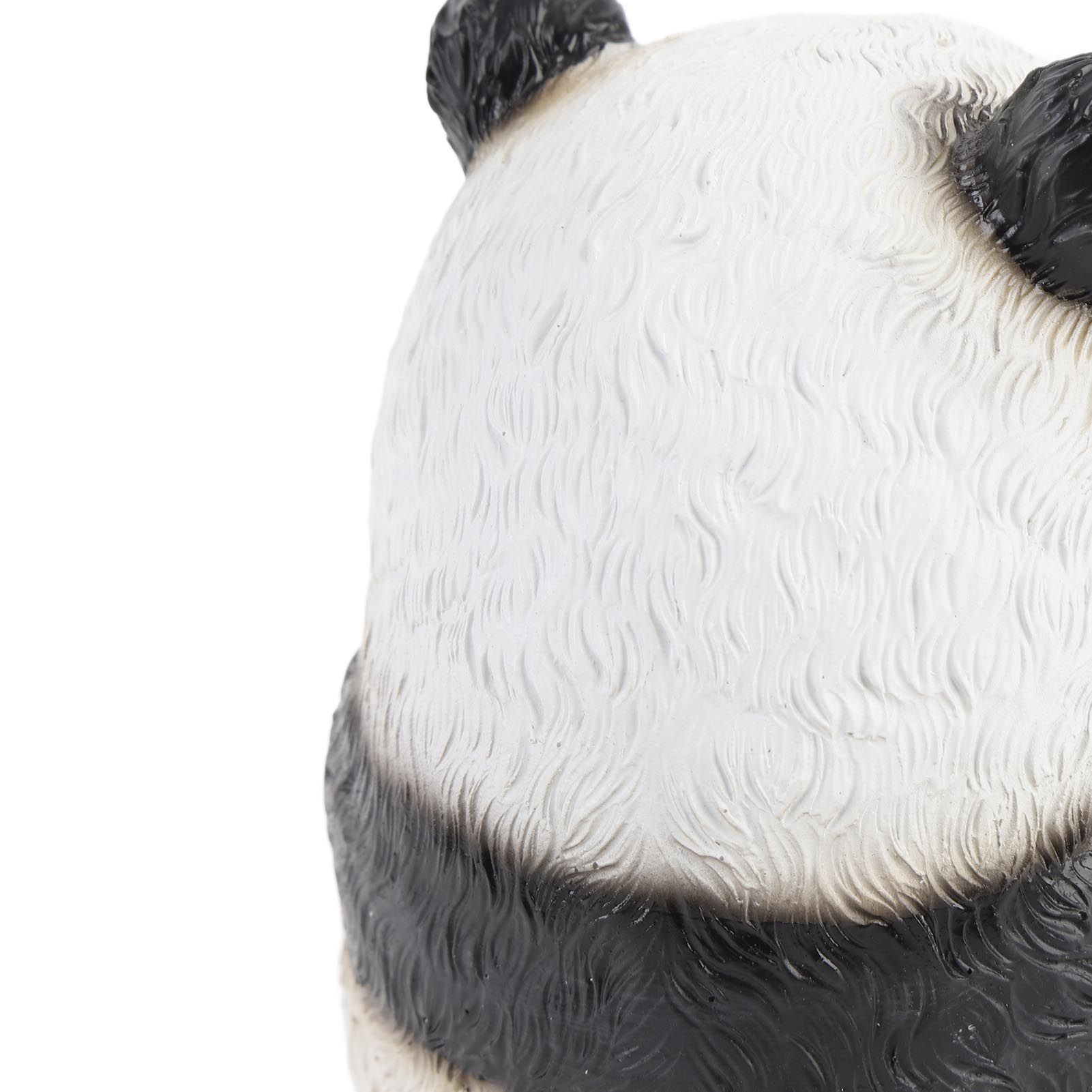 Panda Figurine Cute Lifelike Sturdy Resin Panda Animal Figure Ornament for view 7