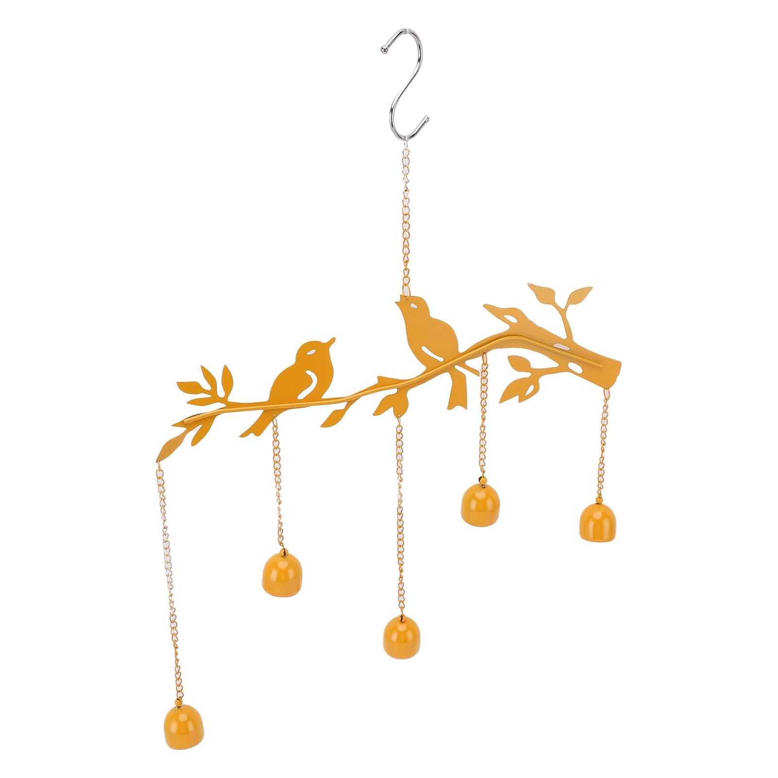 Bird Bell Outdoor Decoration Iron Elegant Look Handmade Craft Bird Bell view 4