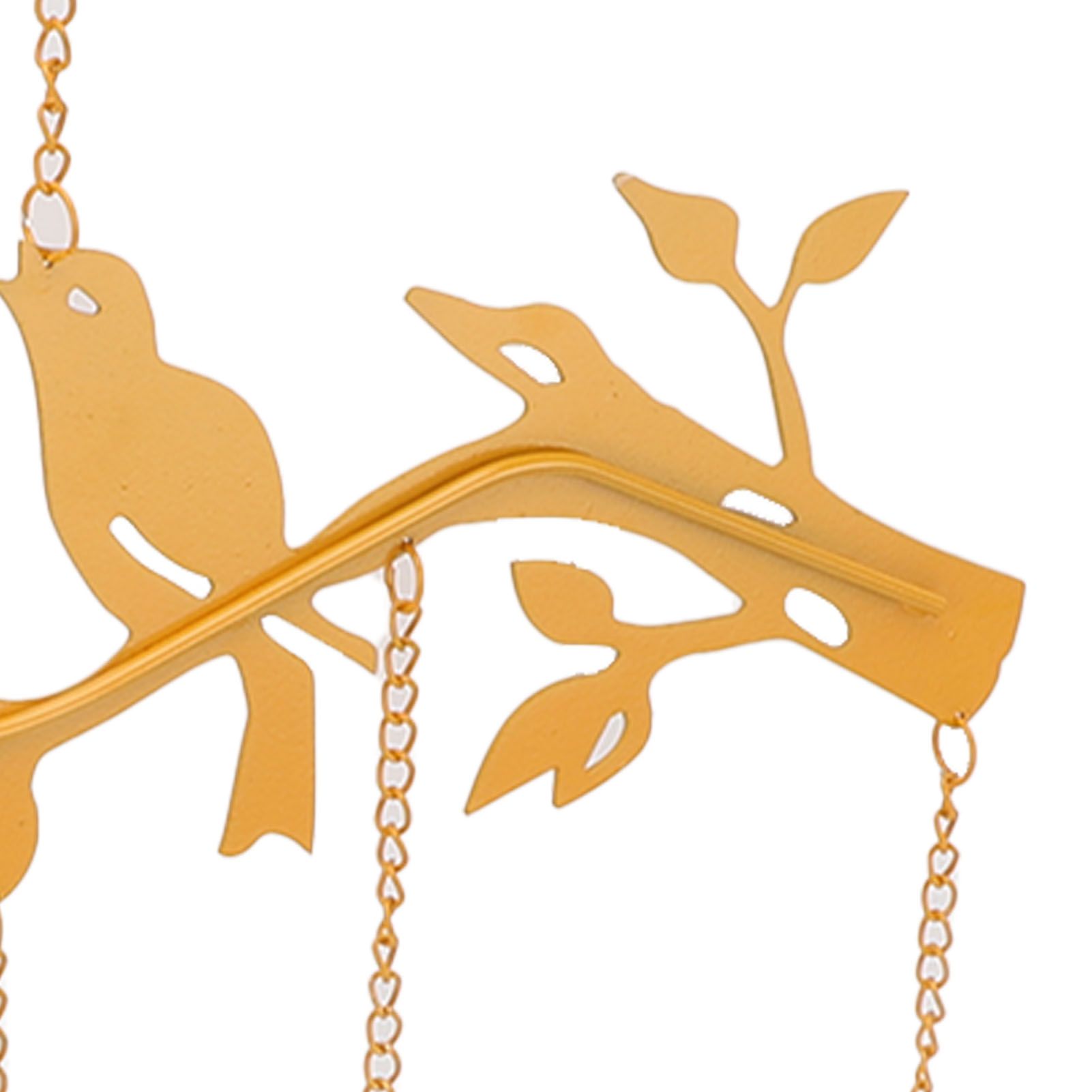 Bird Bell Outdoor Decoration Iron Elegant Look Handmade Craft Bird Bell view 7
