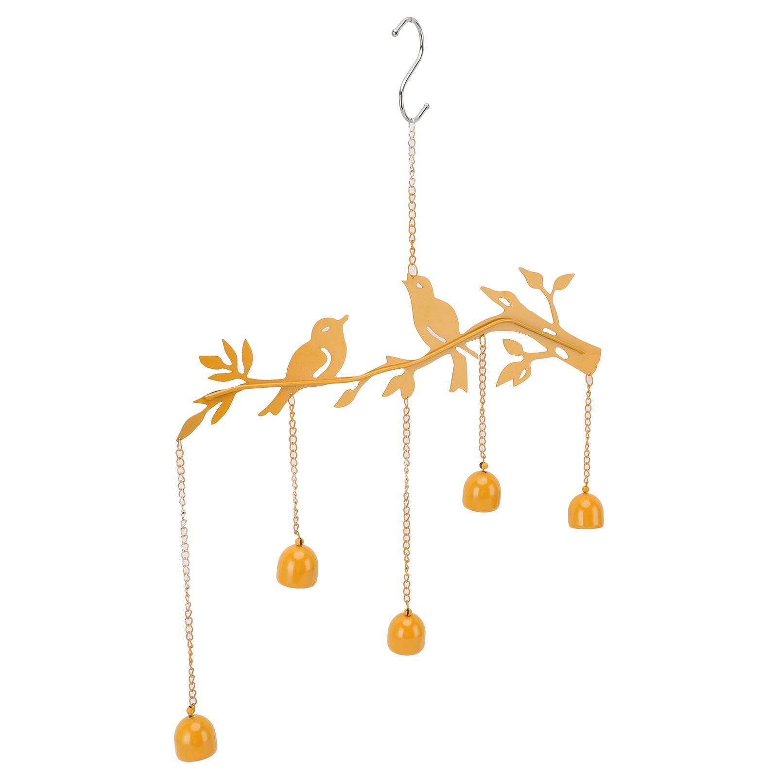Bird Bell Outdoor Decoration Iron Elegant Look Handmade Craft Bird Bell view 8