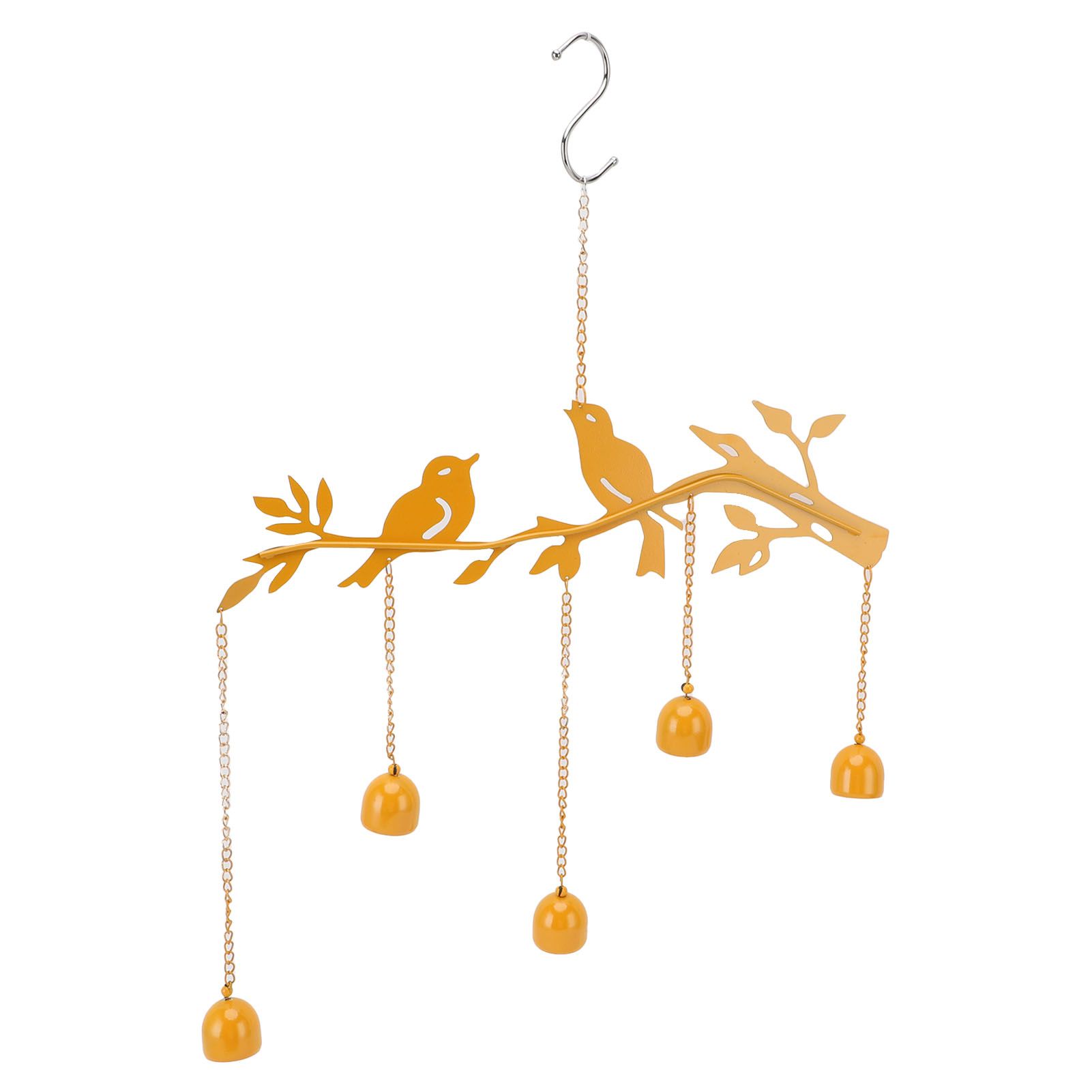 Bird Bell Outdoor Decoration Iron Elegant Look Handmade Craft Bird Bell view 9