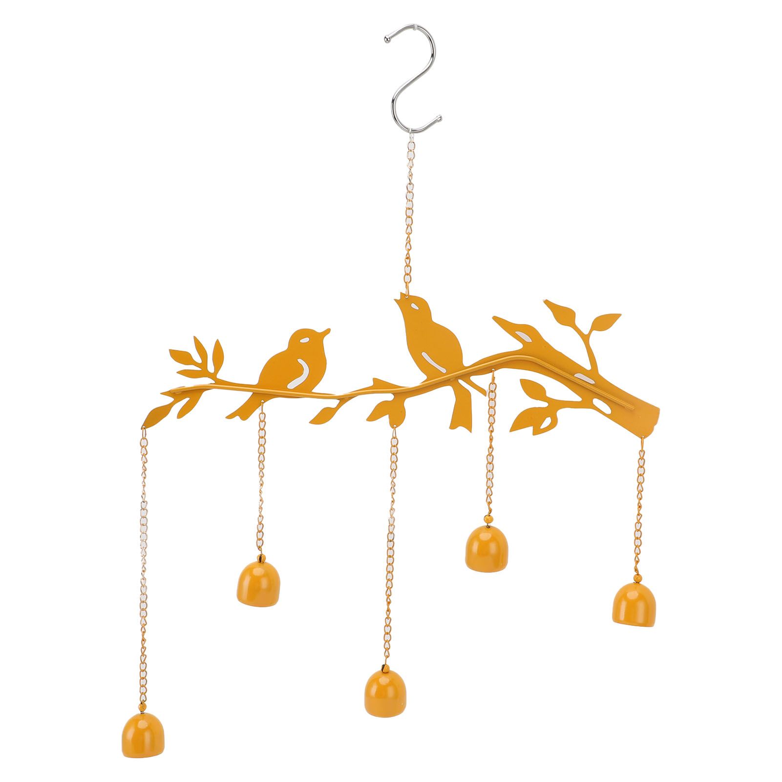 Bird Bell Outdoor Decoration Iron Elegant Look Handmade Craft Bird Bell view 10