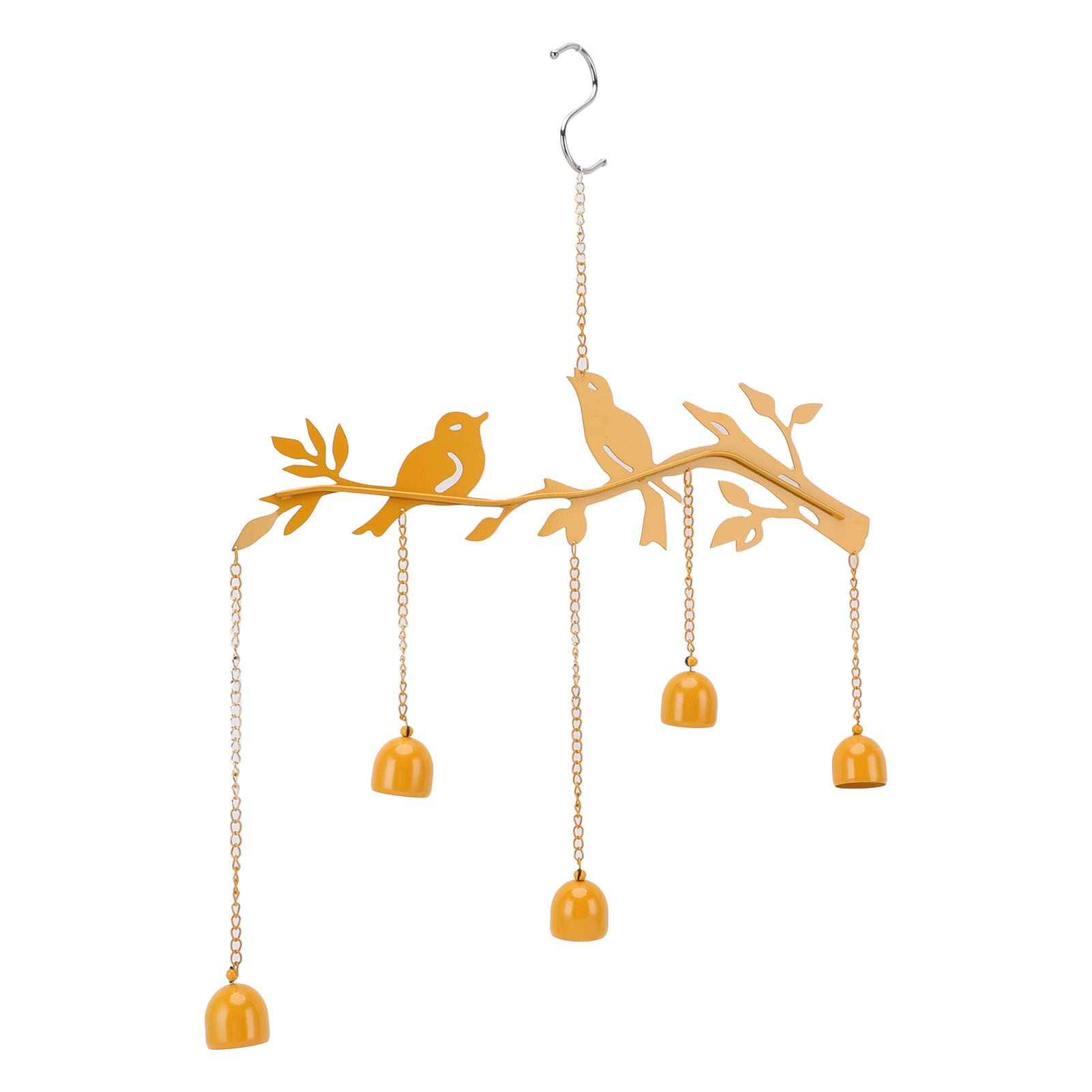 Bird Bell Outdoor Decoration Iron Elegant Look Handmade Craft Bird Bell view 11