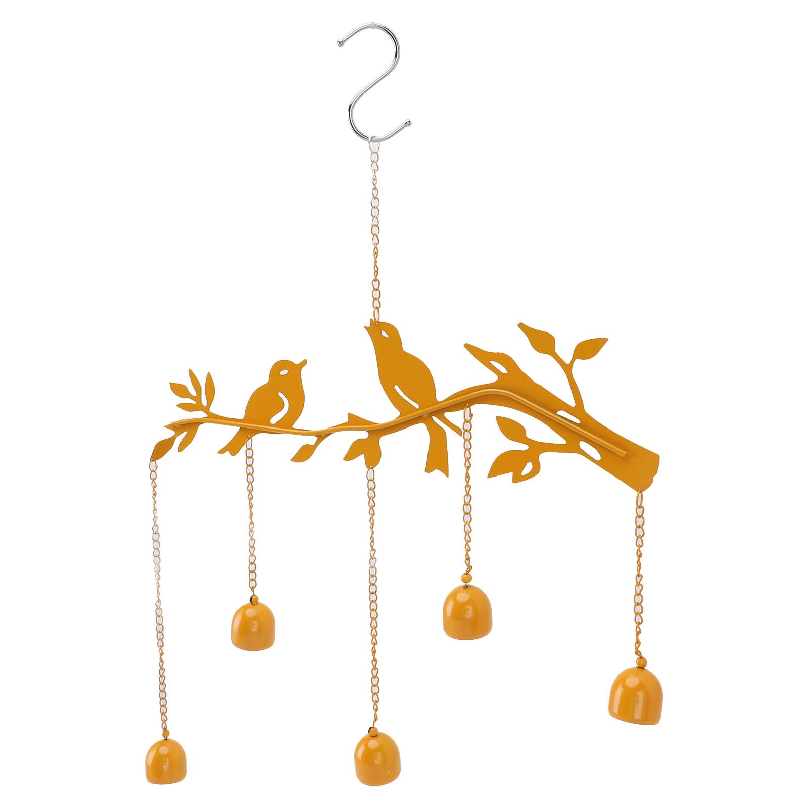 Bird Bell Outdoor Decoration Iron Elegant Look Handmade Craft Bird Bell view 12