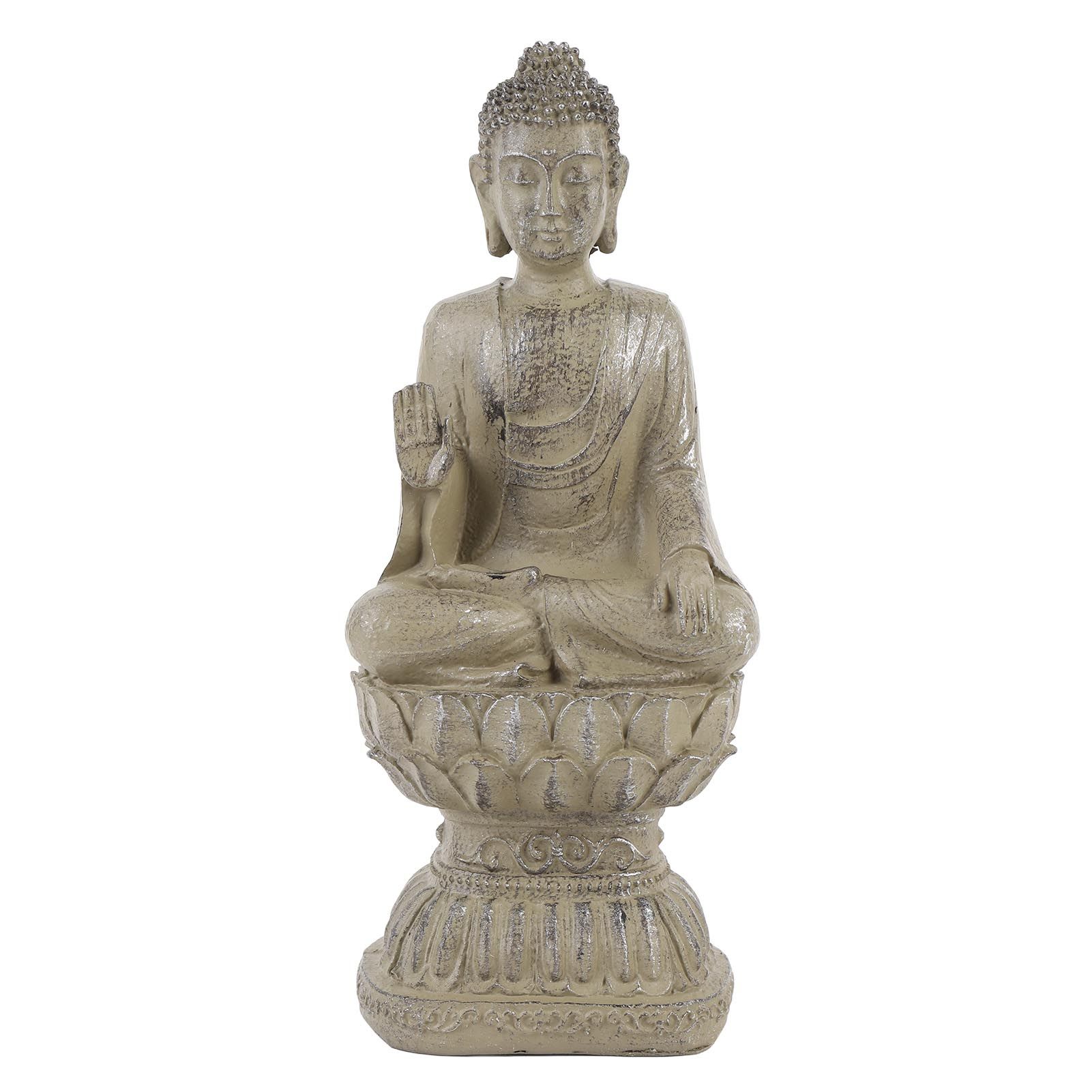 Zen Statue Home Decor Garden Decorative Figurine Vintage Style Ornament Living view 3