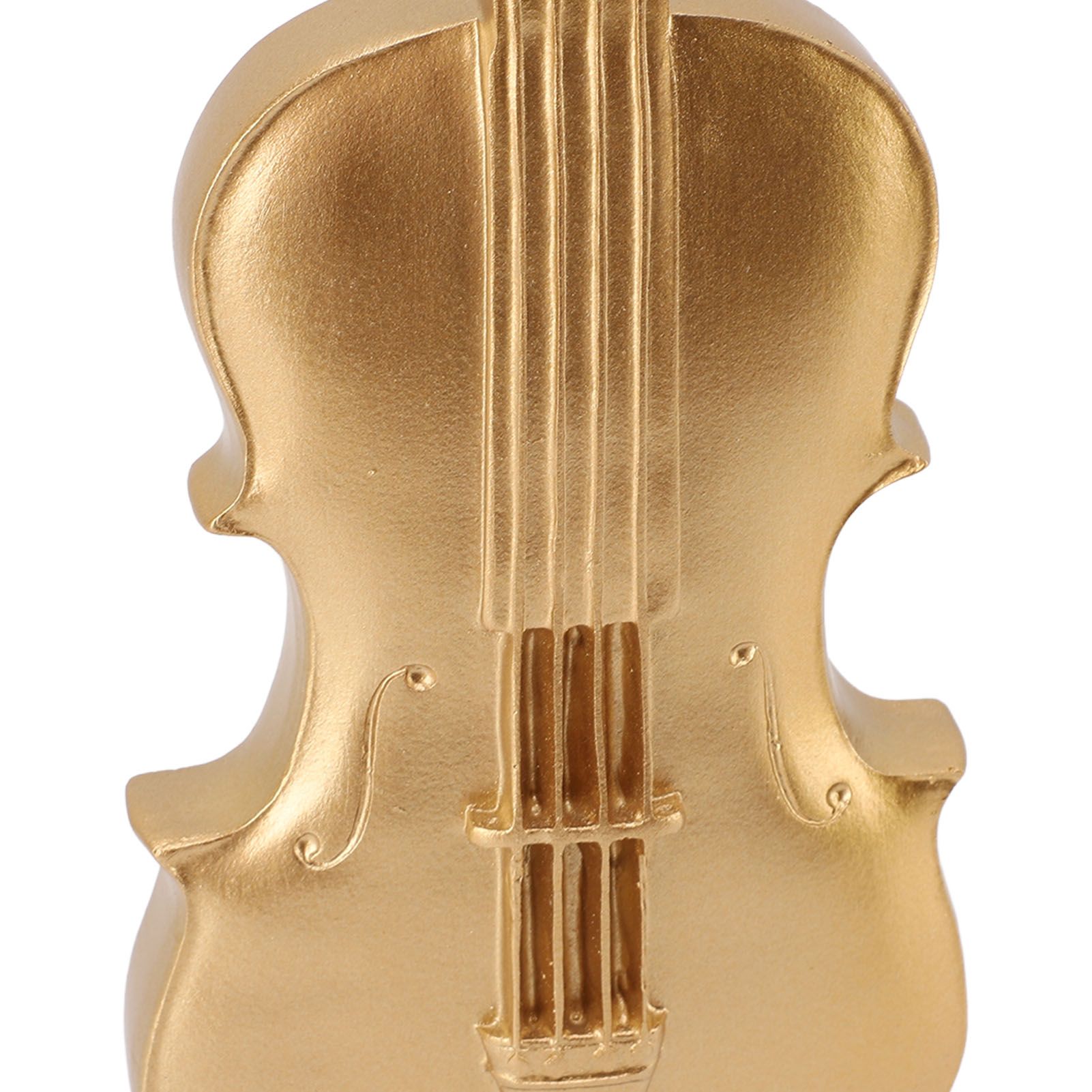 14.17 X 3.94 X 3.82in Violin Figurine Golden Violin Craft Music Art Decor for view 5