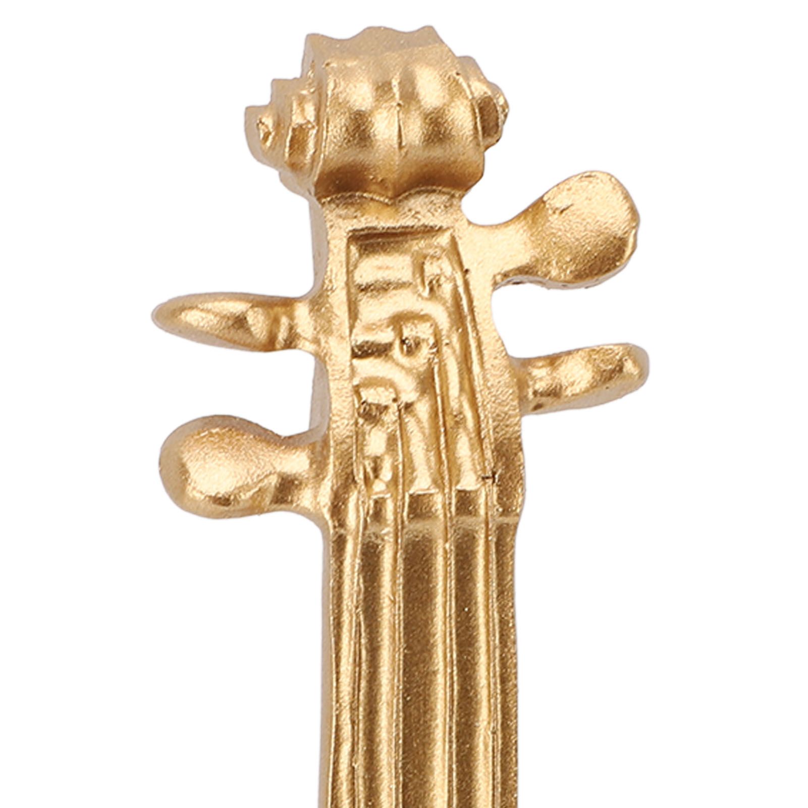 14.17 X 3.94 X 3.82in Violin Figurine Golden Violin Craft Music Art Decor for view 7