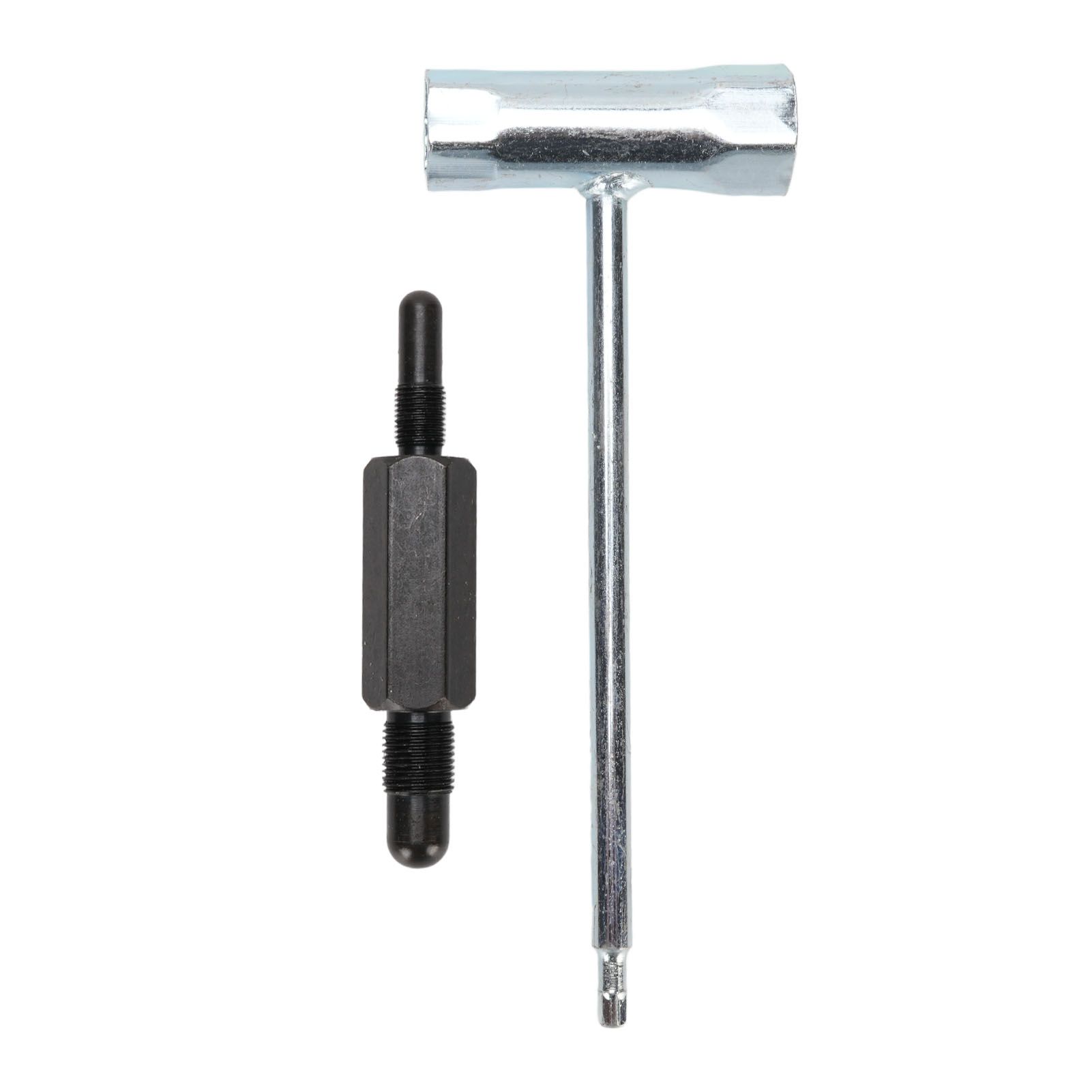 Chainsaw Wrench Steel Chainsaw Spanner with Piston Stop Tool Flywheel Clutch view 3