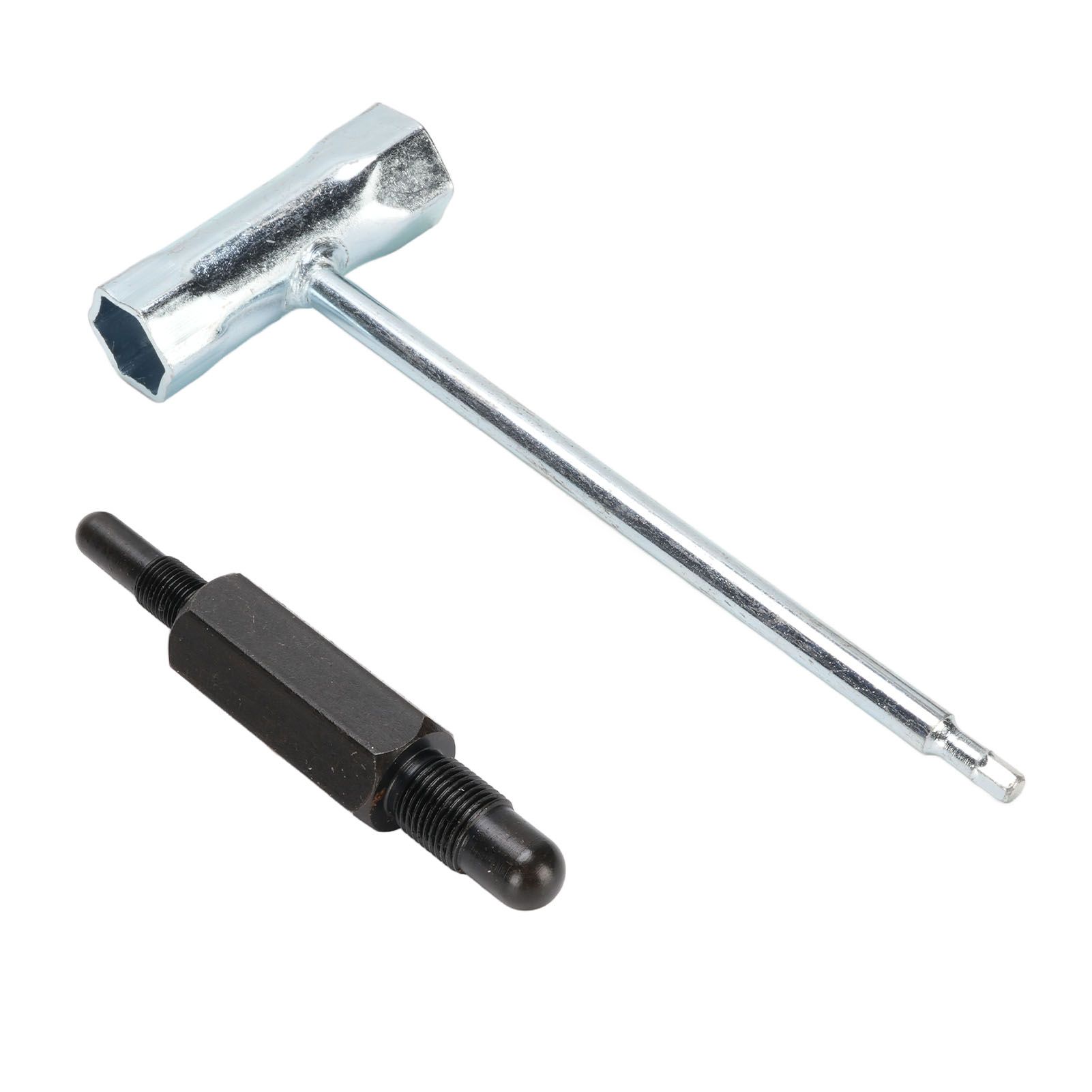 Chainsaw Wrench Steel Chainsaw Spanner with Piston Stop Tool Flywheel Clutch view 6