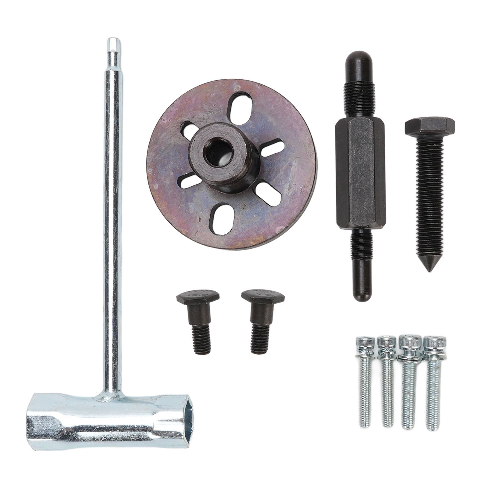Piston Stop Clutch Flywheel Disassembly Tool Steel Chainsaw Clutch Removal view 3