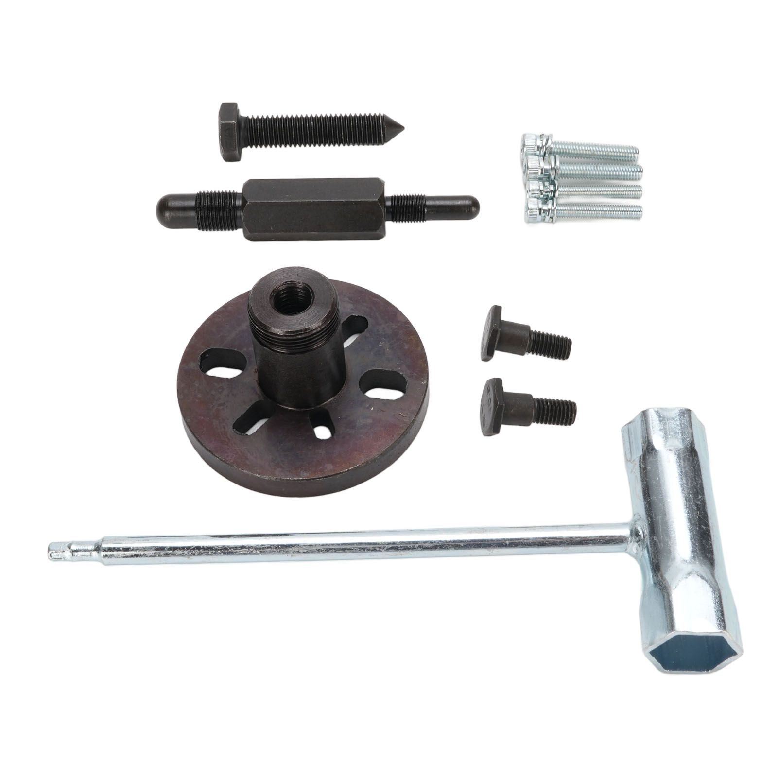 Piston Stop Clutch Flywheel Disassembly Tool Steel Chainsaw Clutch Removal view 4