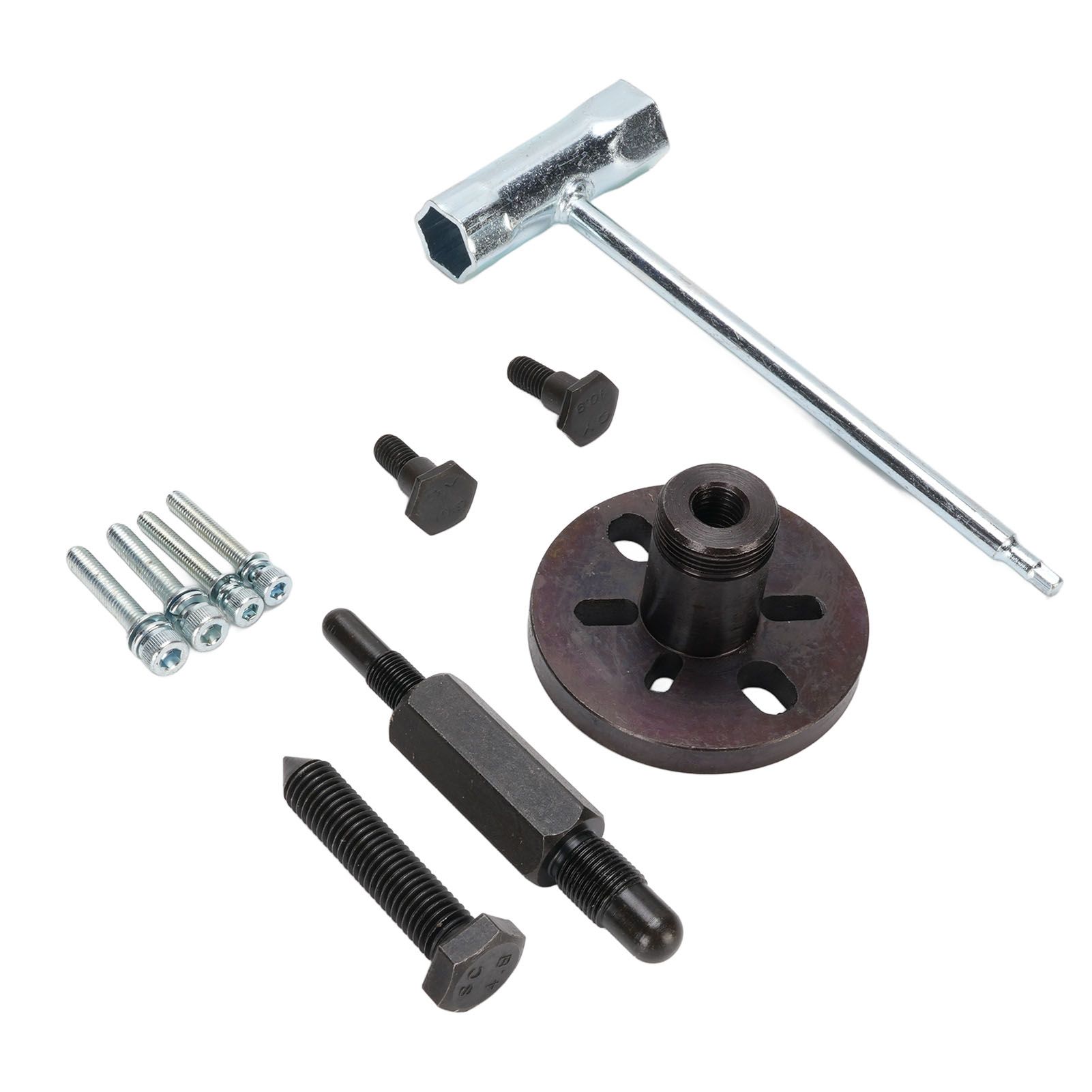 Piston Stop Clutch Flywheel Disassembly Tool Steel Chainsaw Clutch Removal view 9