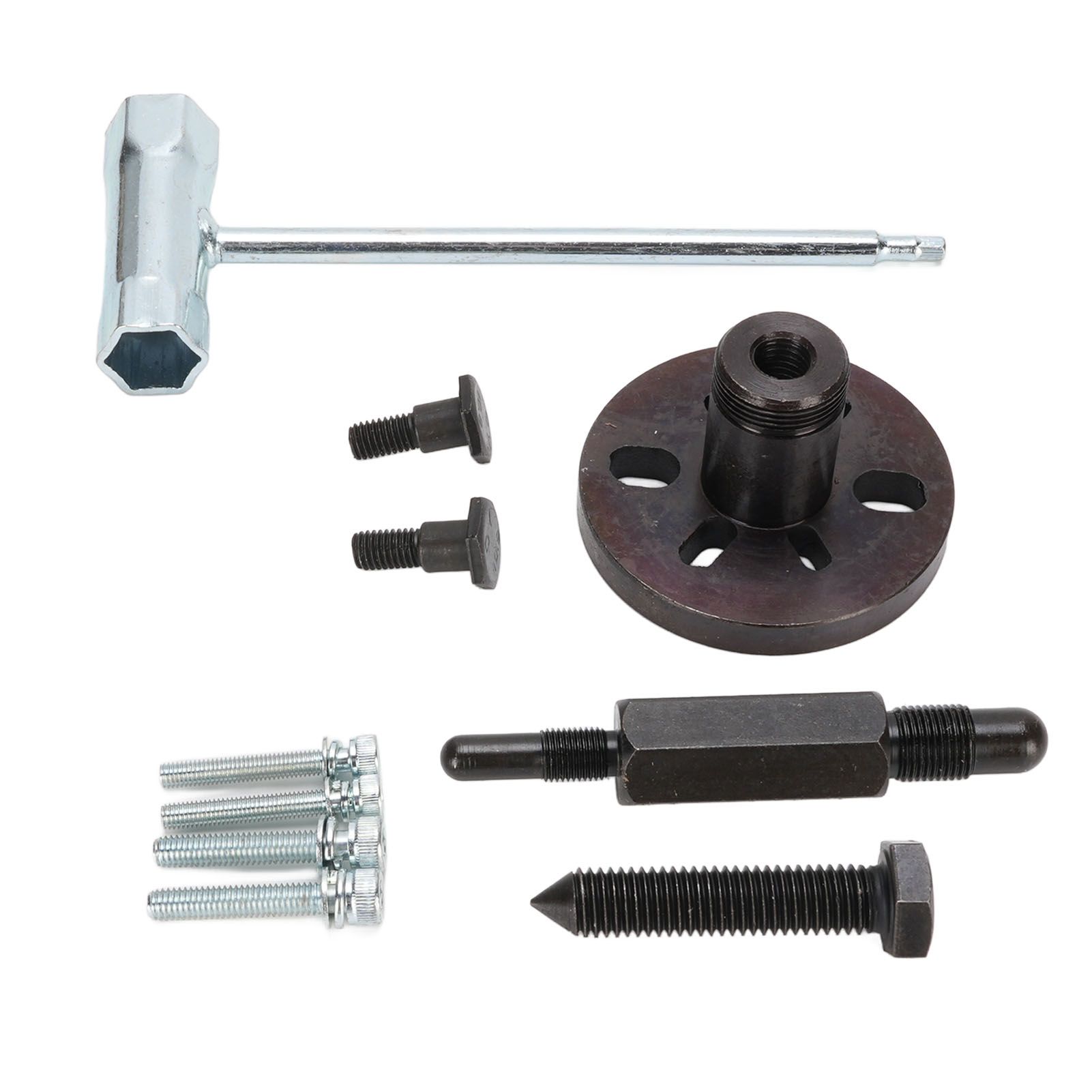Piston Stop Clutch Flywheel Disassembly Tool Steel Chainsaw Clutch Removal view 10