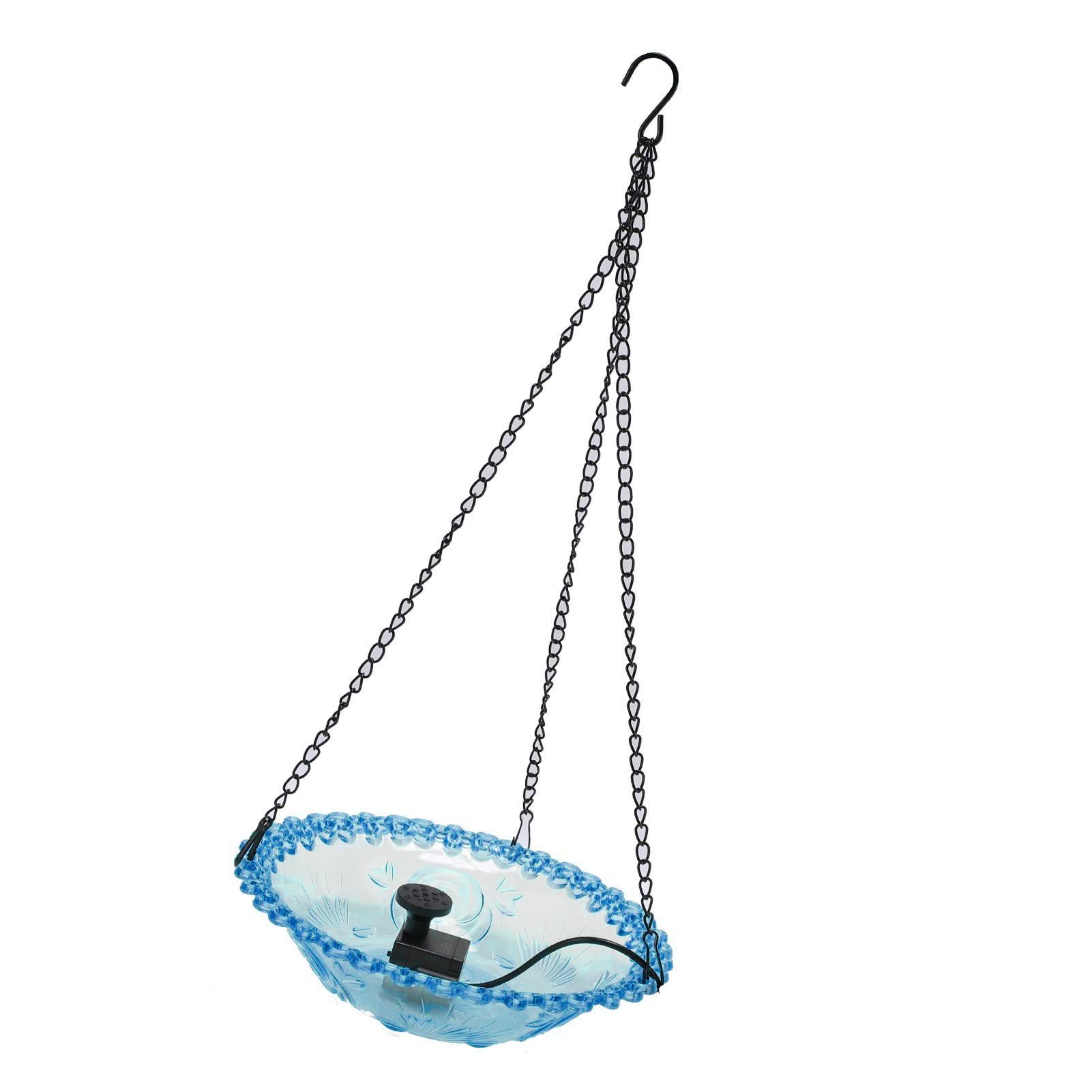 Bird Bath Fountain for Outdoor Plastic Hanging USB Powered Hummingbird Feeder view 4