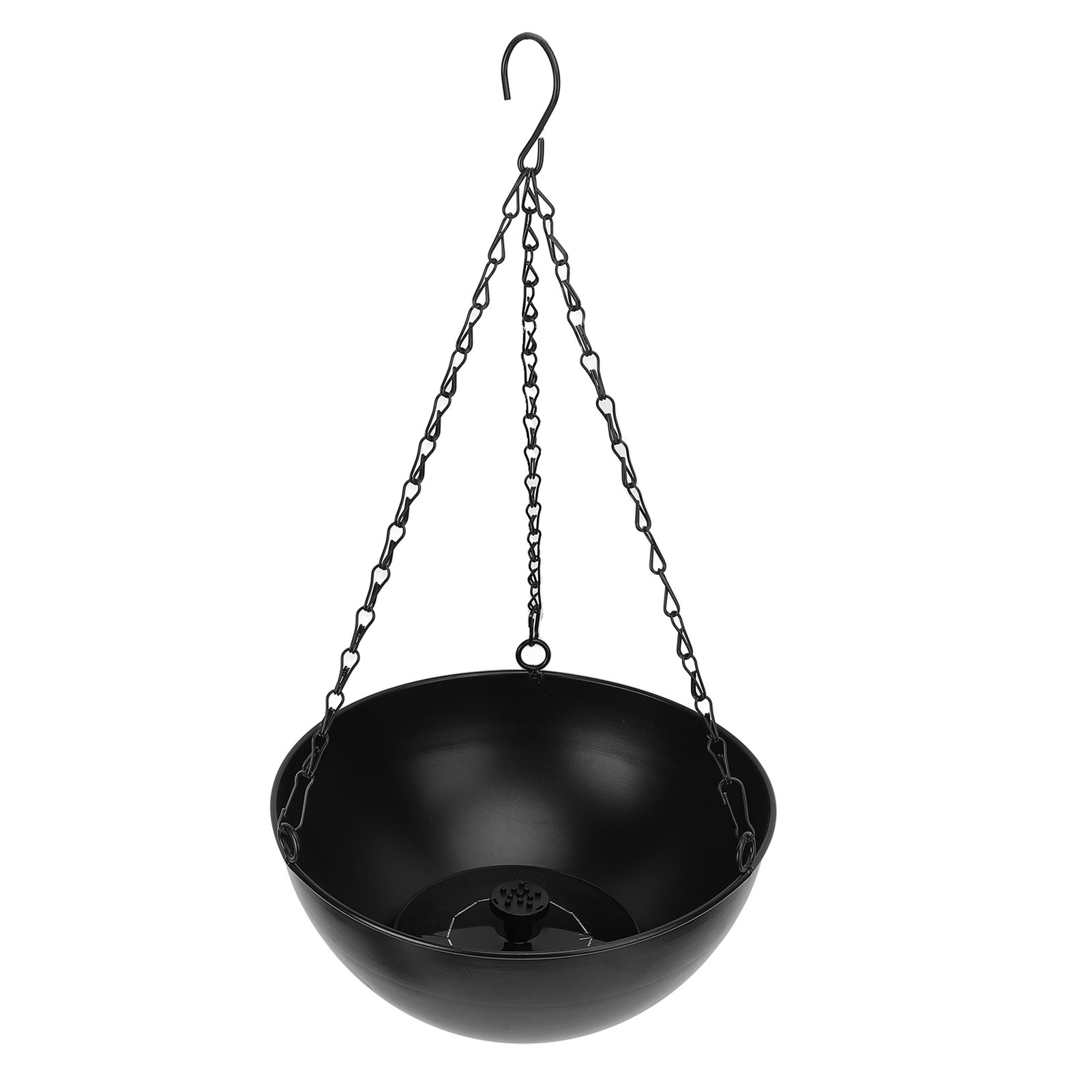 Hanging Solar Bird Bath Fountain 9.8 Inch Diameter Bird Bath Bowl with Solar view 5