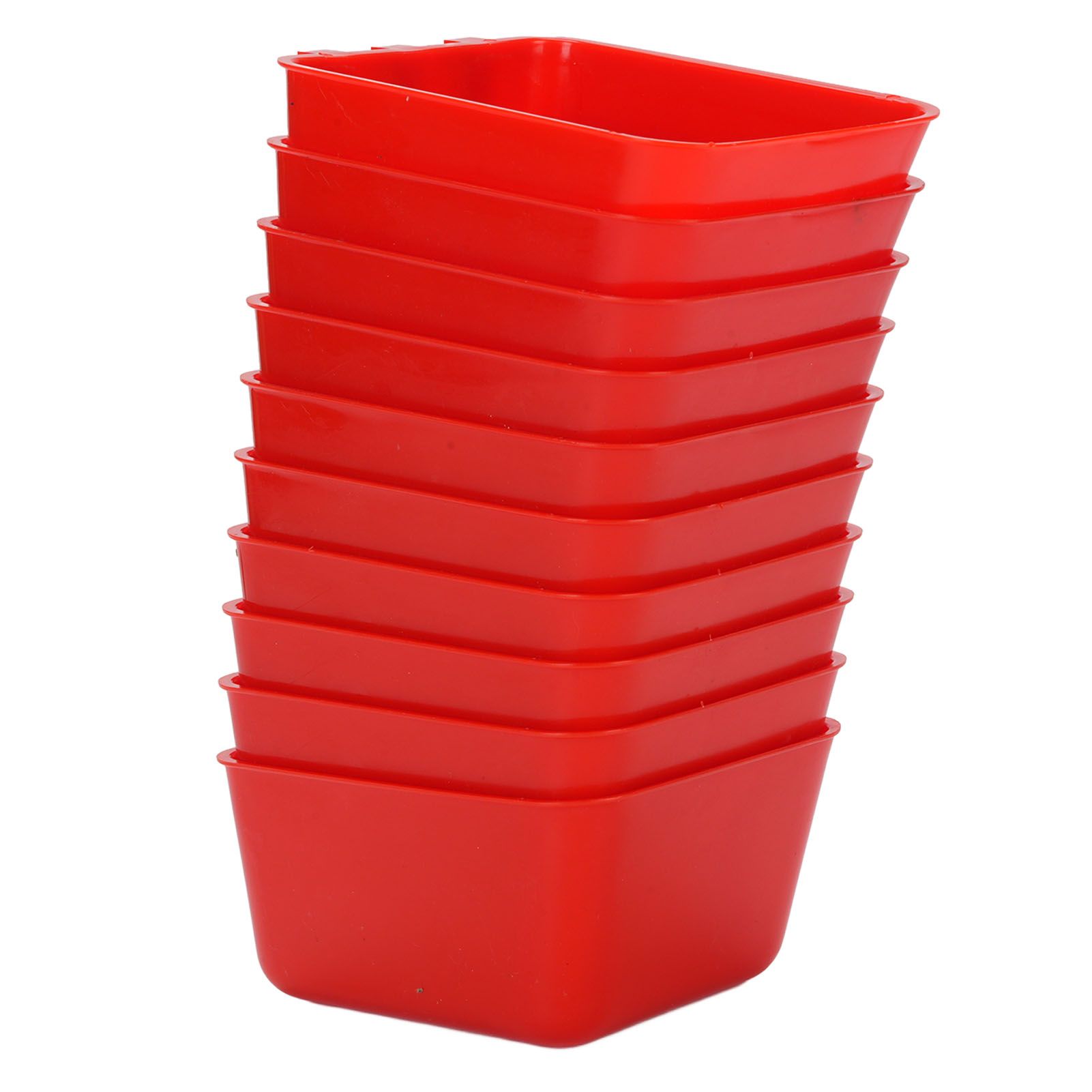 10PCS Hanging Feed Bowls Chicken Cage Feeder Waterer Thickened Feeding view 4